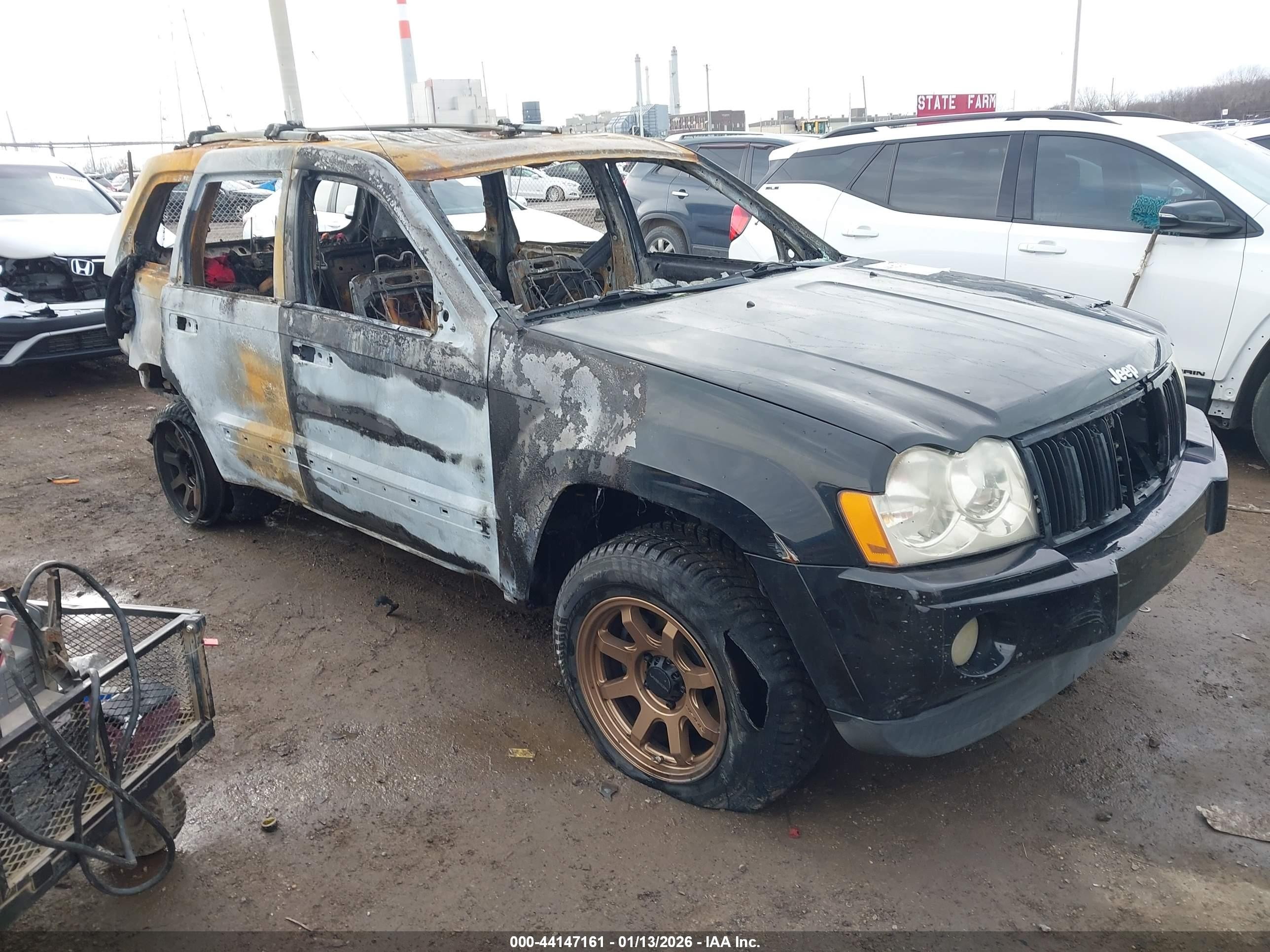 2012 Jeep Grand Cherokee SRT-8, VIN 1C4RJFDJ1CC213424 — Burn