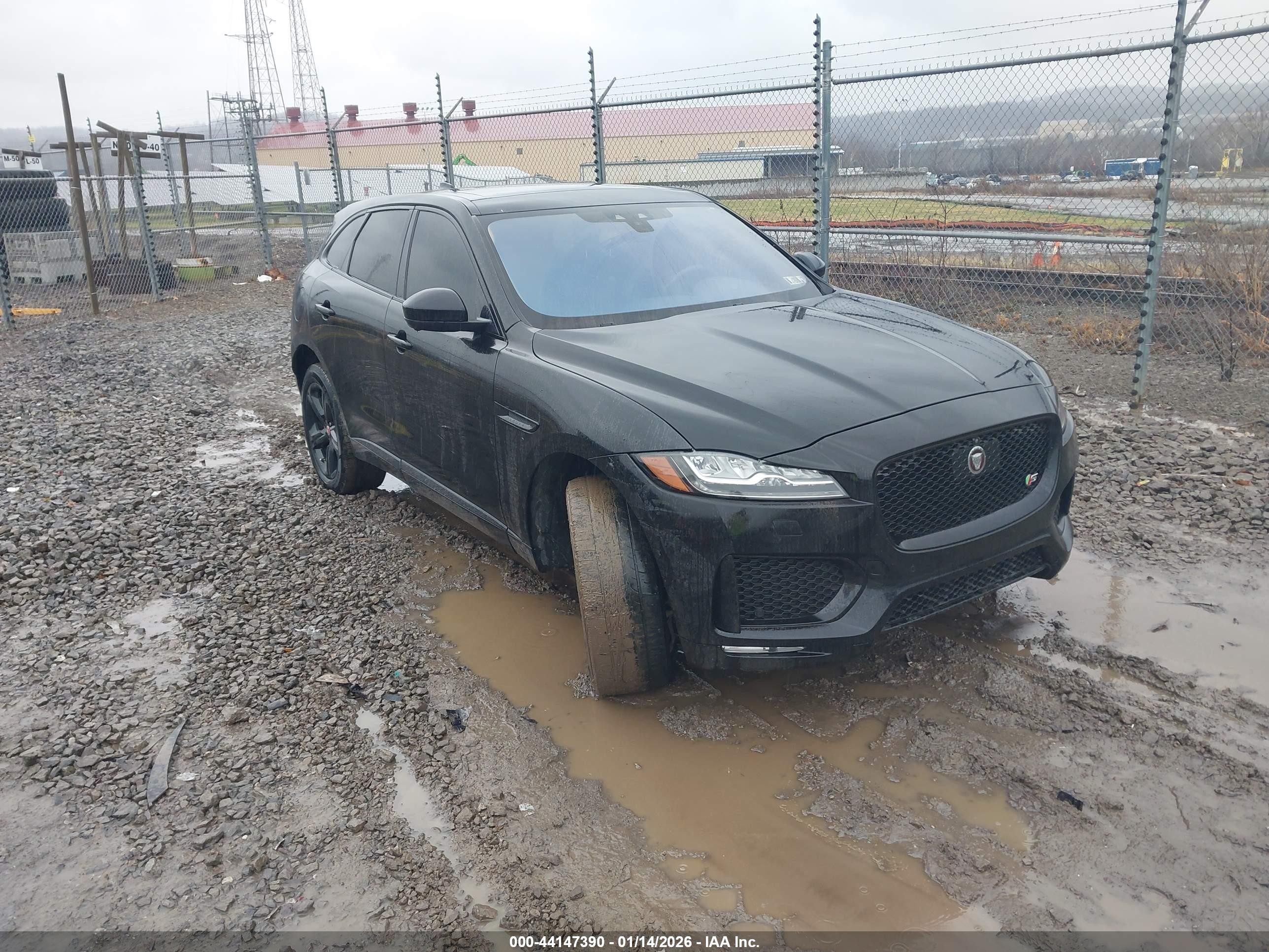 2017 Jaguar F-Pace S, VIN SADCM2BV6HA899608 — Undercarriage