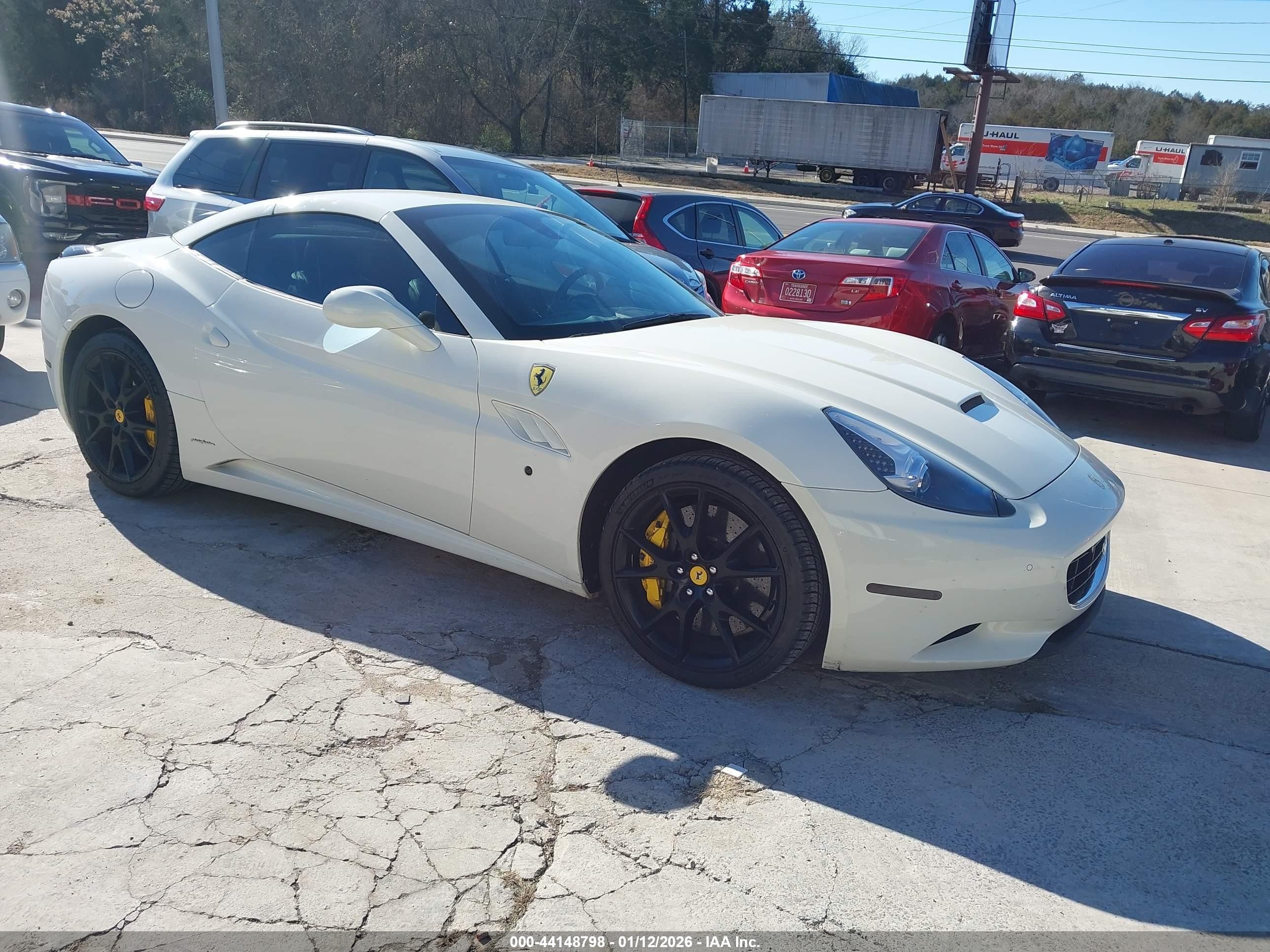 2013 Ferrari California, VIN ZFF65TJA1D0190645 — Water / flood