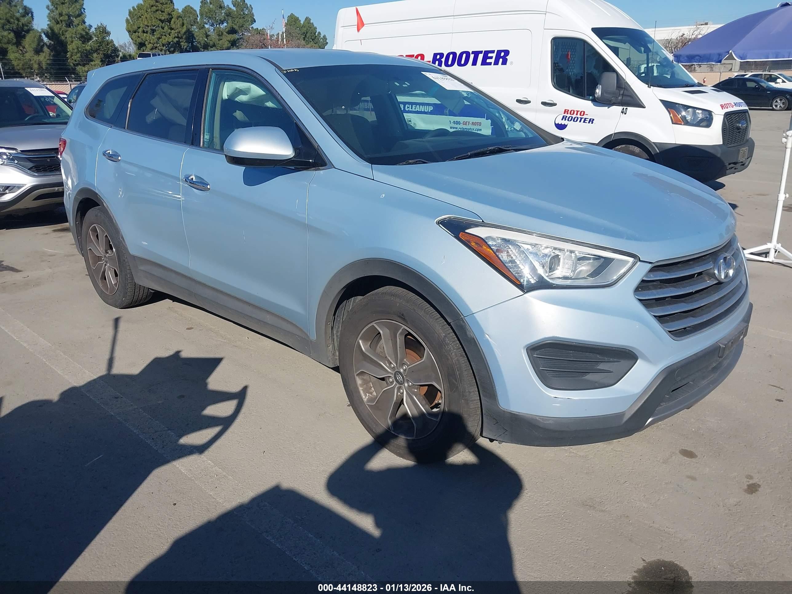 2013 Hyundai Santa Fe GLS, VIN KM8SM4HF3DU004082 — Side