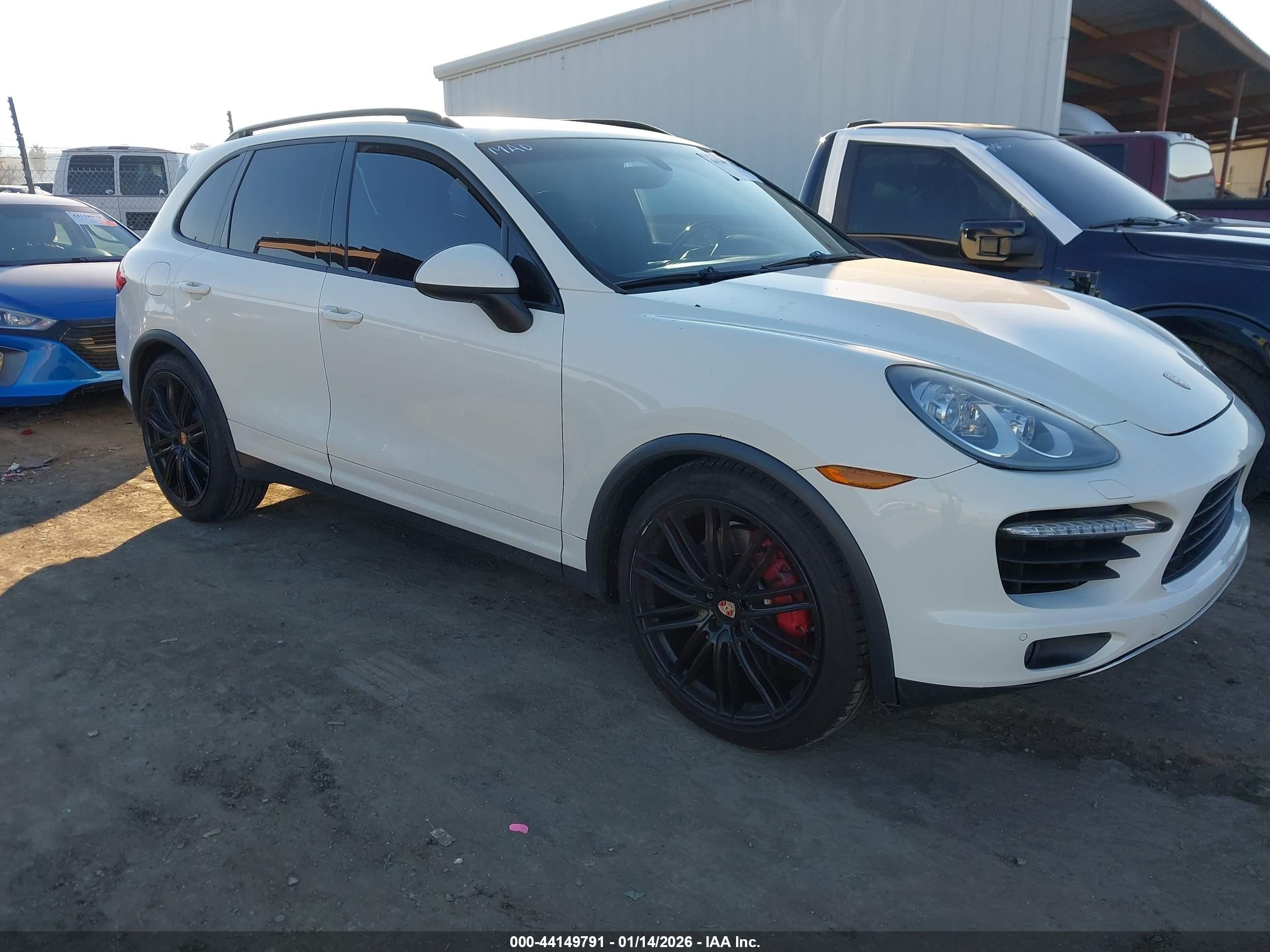 2012 Porsche Cayenne Turbo, VIN WP1AC2A20CLA80196 — Front end
