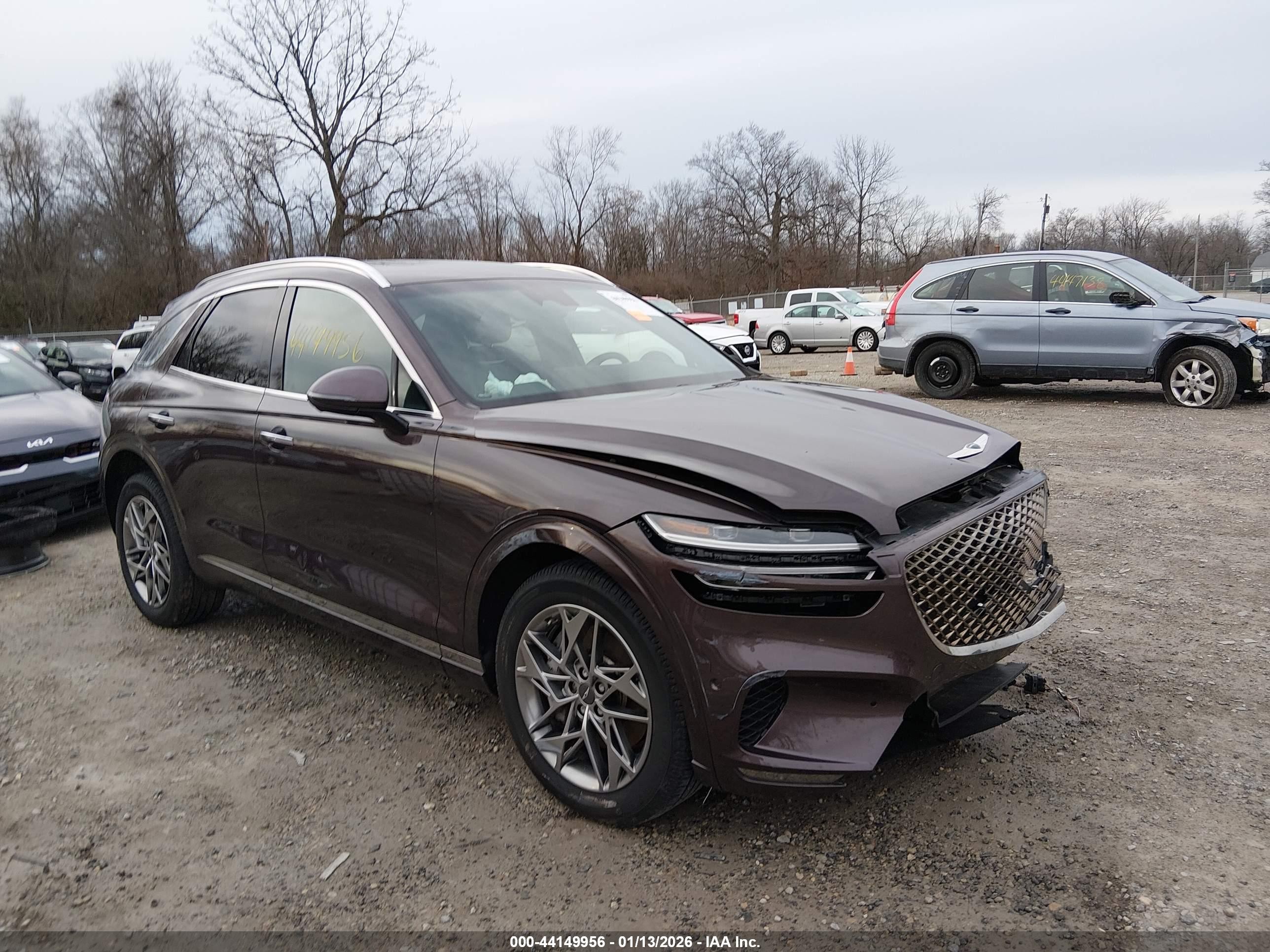 2023 Genesis GV70 2.5T, VIN KMUMADTB8PU132474 — Front end
