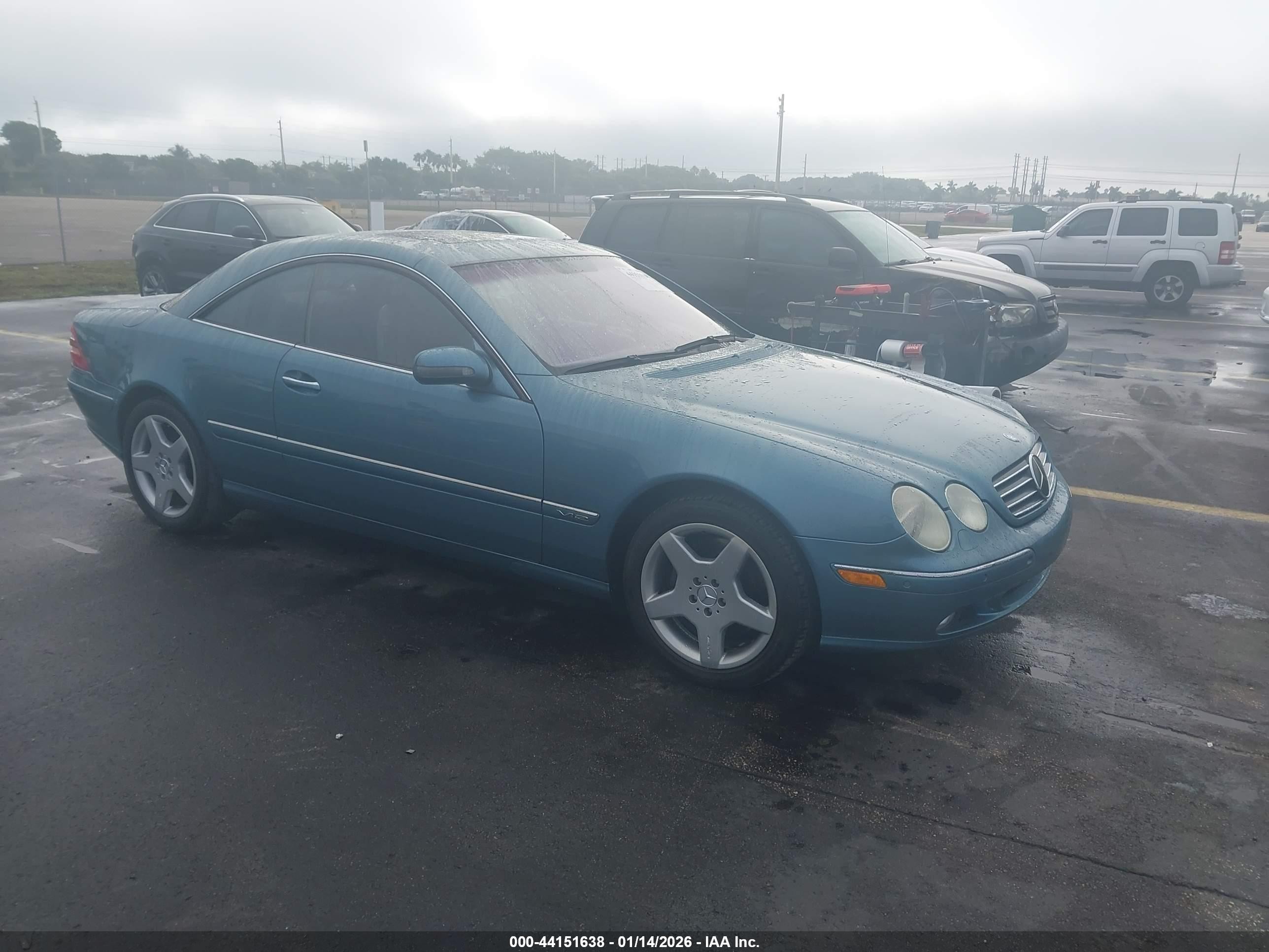2001 Mercedes-Benz CL 500/600, VIN WDBPJ78J11A017661 — Water / flood