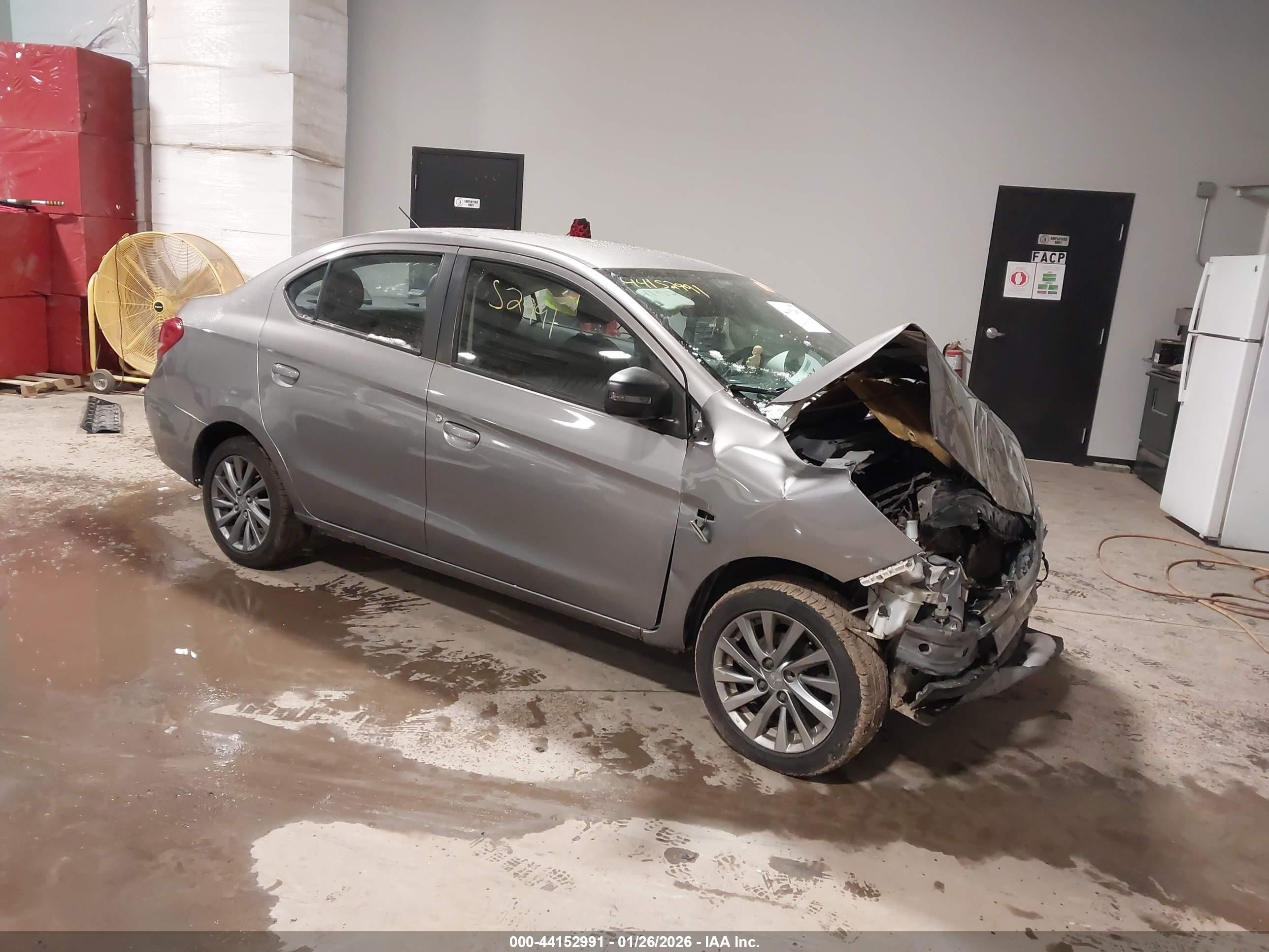 2017 Mitsubishi Mirage SE, VIN ML32F4FJ1HHF05319 — Biohazard / chemical