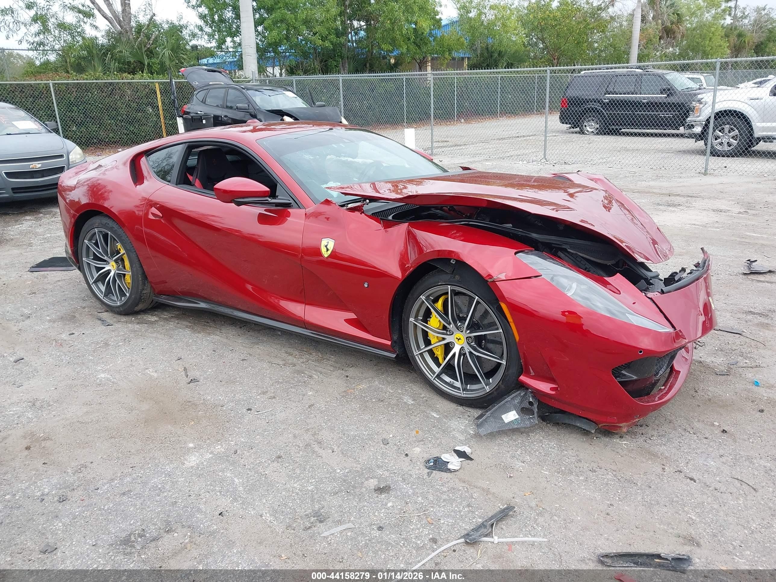 2020 Ferrari 812, VIN ZFF83CLA5L0248976 — Front end