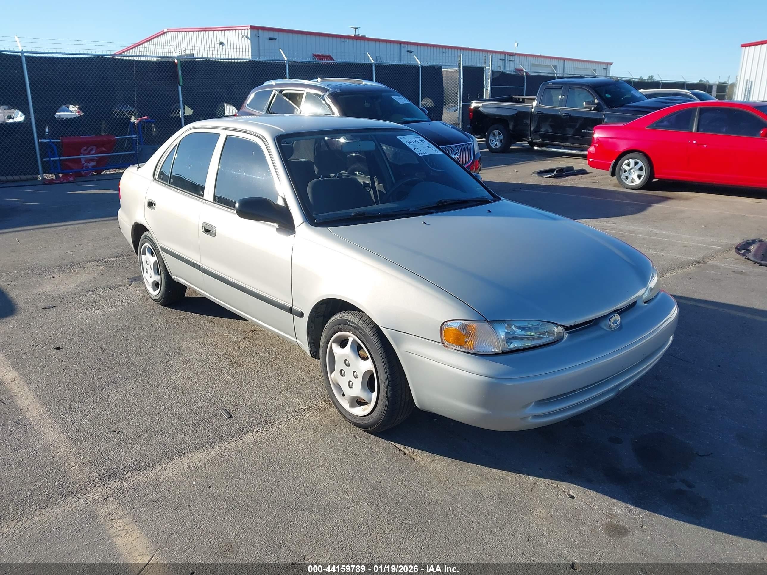 2000 Chevrolet Prizm, VIN 1Y1SK5281YZ412563 — Rear end