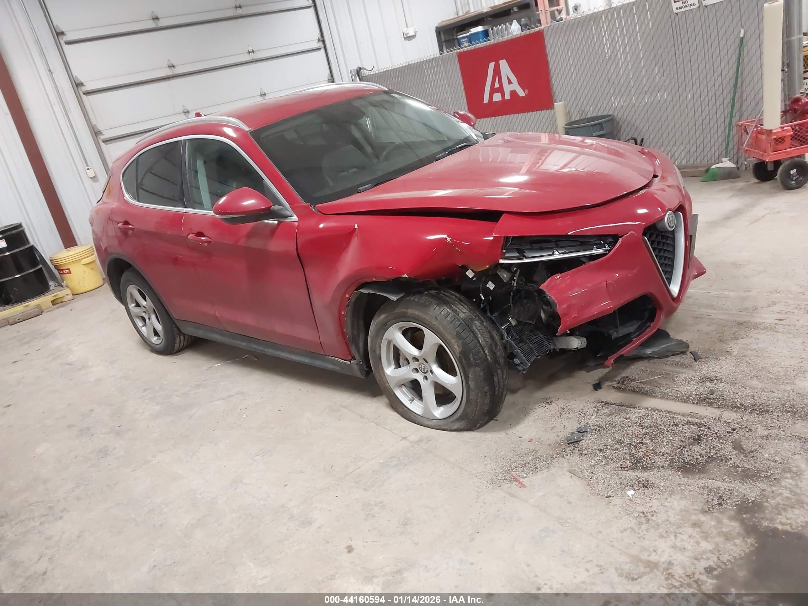 2018 Alfa Romeo Stelvio, VIN ZASFAKAN9J7B80026 — All over