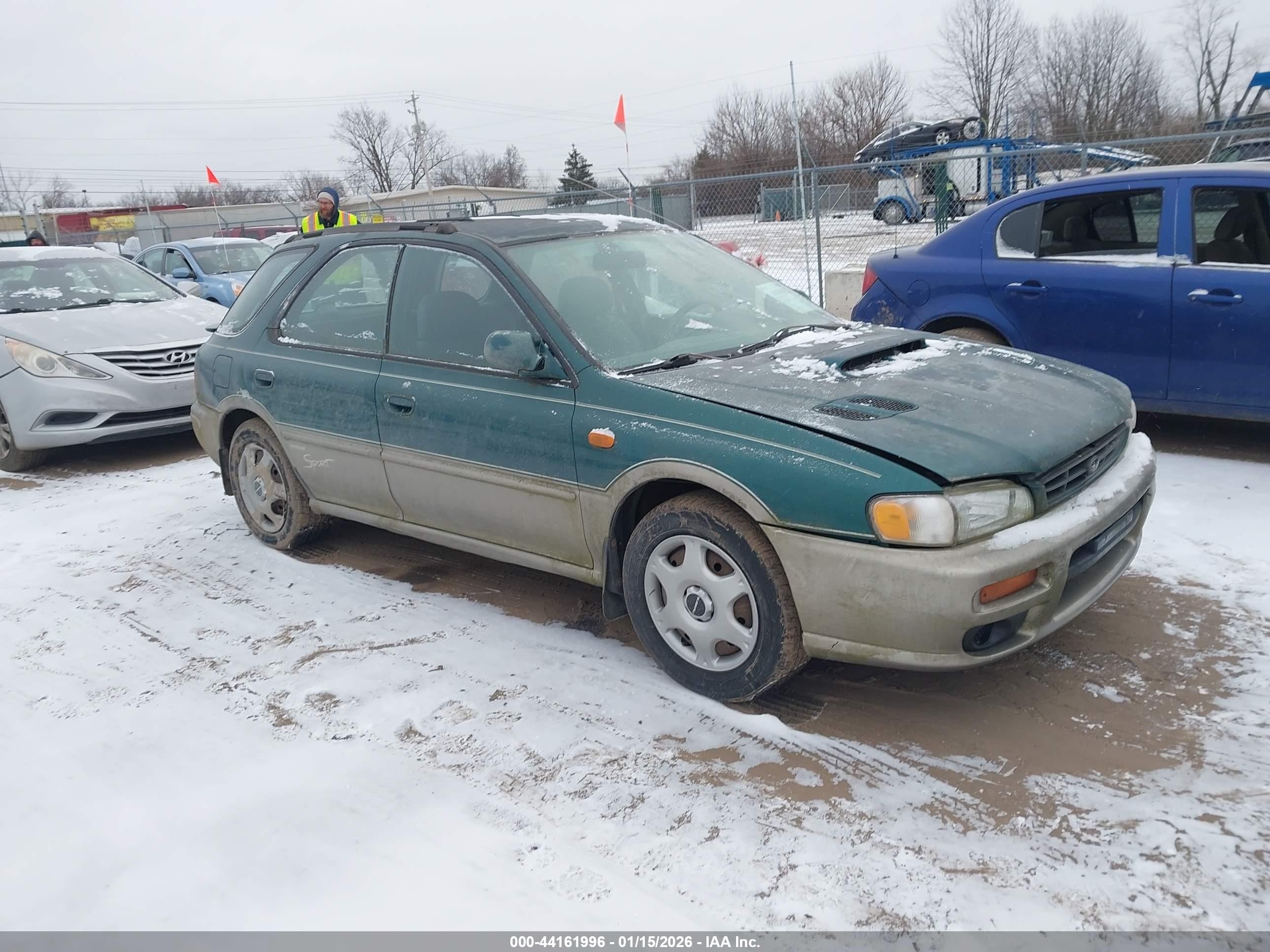 2000 Subaru Impreza Outback Special Sports, VIN JF1GF4859YG800437 — Front end