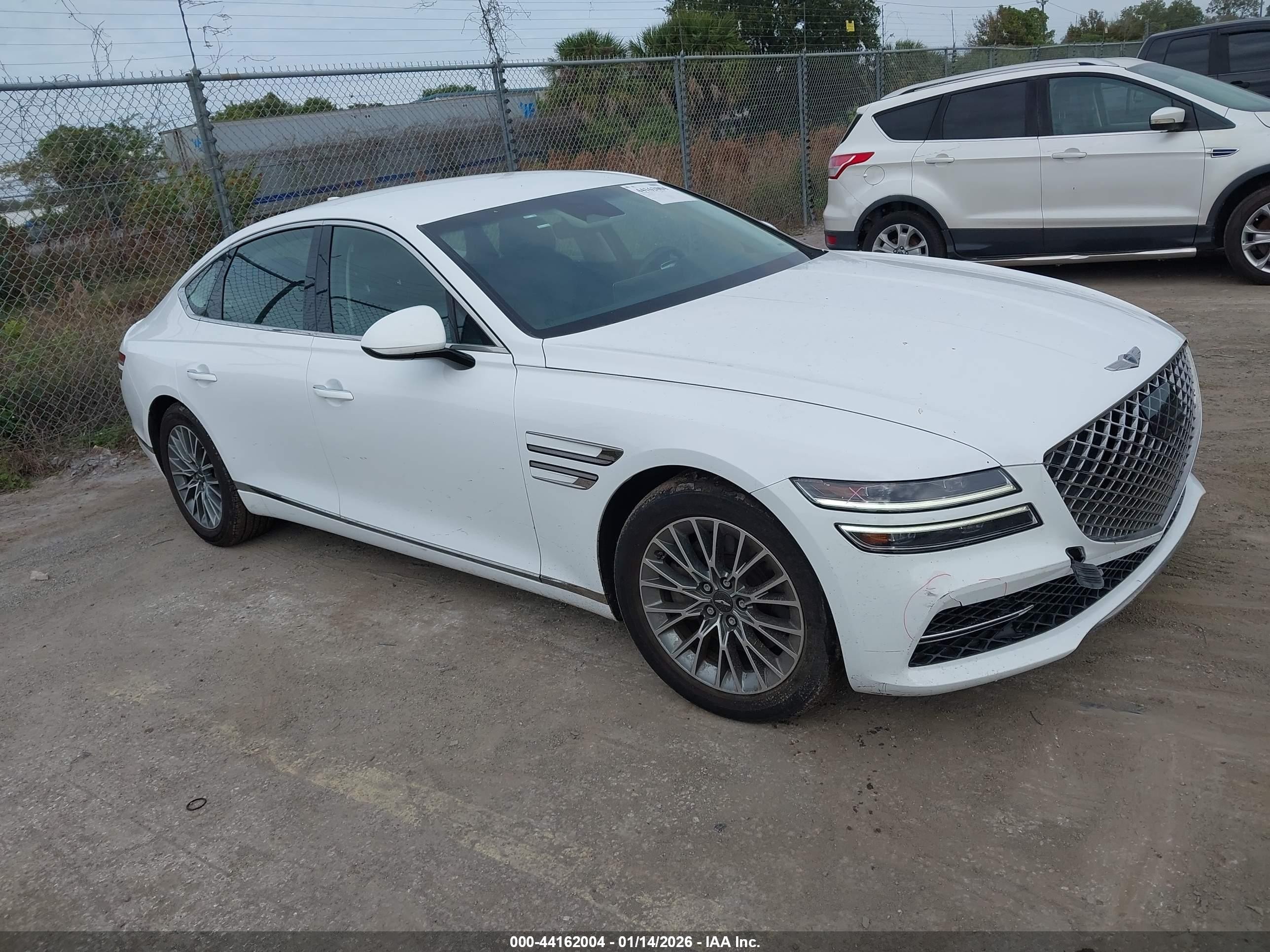 2023 Genesis G80 2.5T, VIN KMTGB4SC9PU197777 — Front end