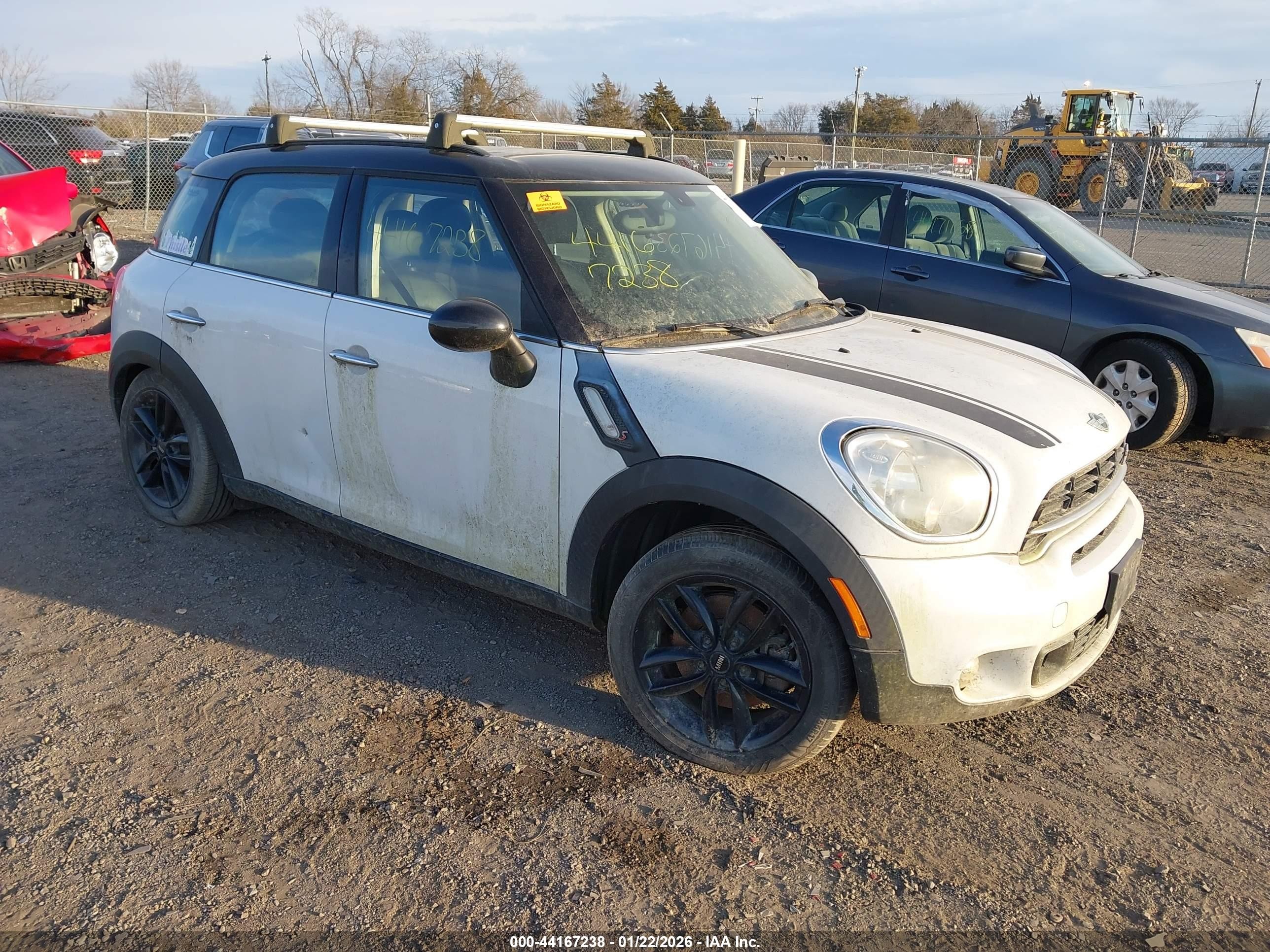 2015 MINI Countryman S, VIN WMWZC3C53FWT01615 — Biohazard / chemical