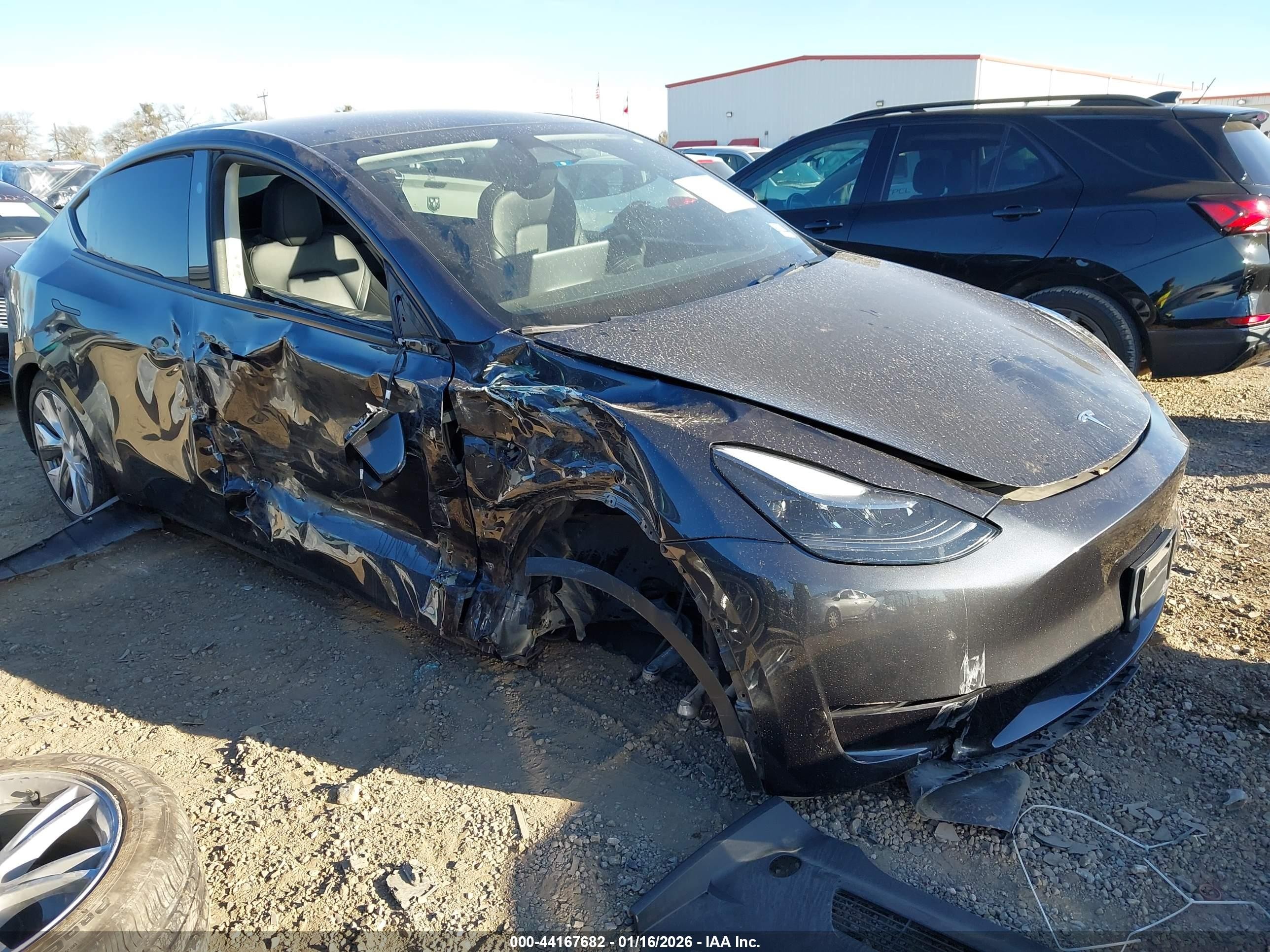 2024 Tesla Model Y, VIN 7SAYGDED2RF092750 — Side