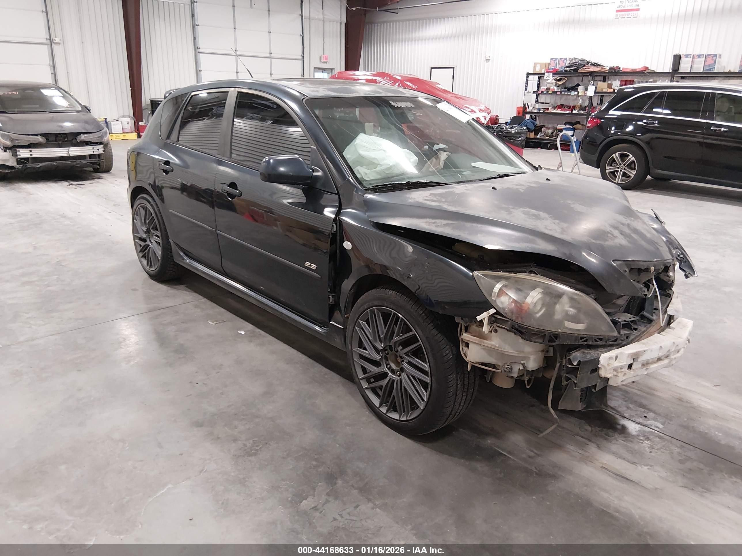 2007 Mazda 3 S Grand Touring, VIN JM1BK343571691698 — Front end