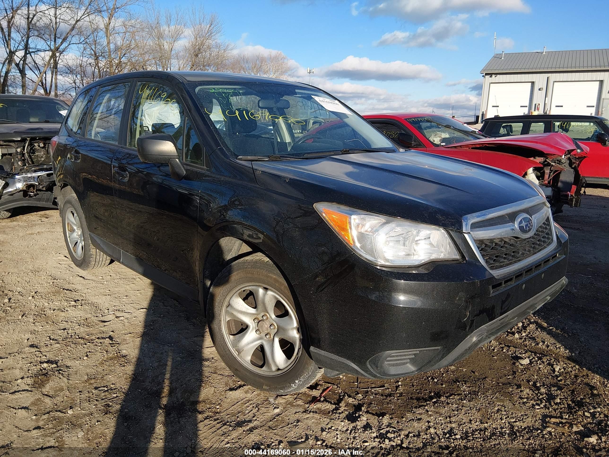 2014 Subaru Forester 2.5i, VIN JF2SJAAC1EH479625 — Repossession