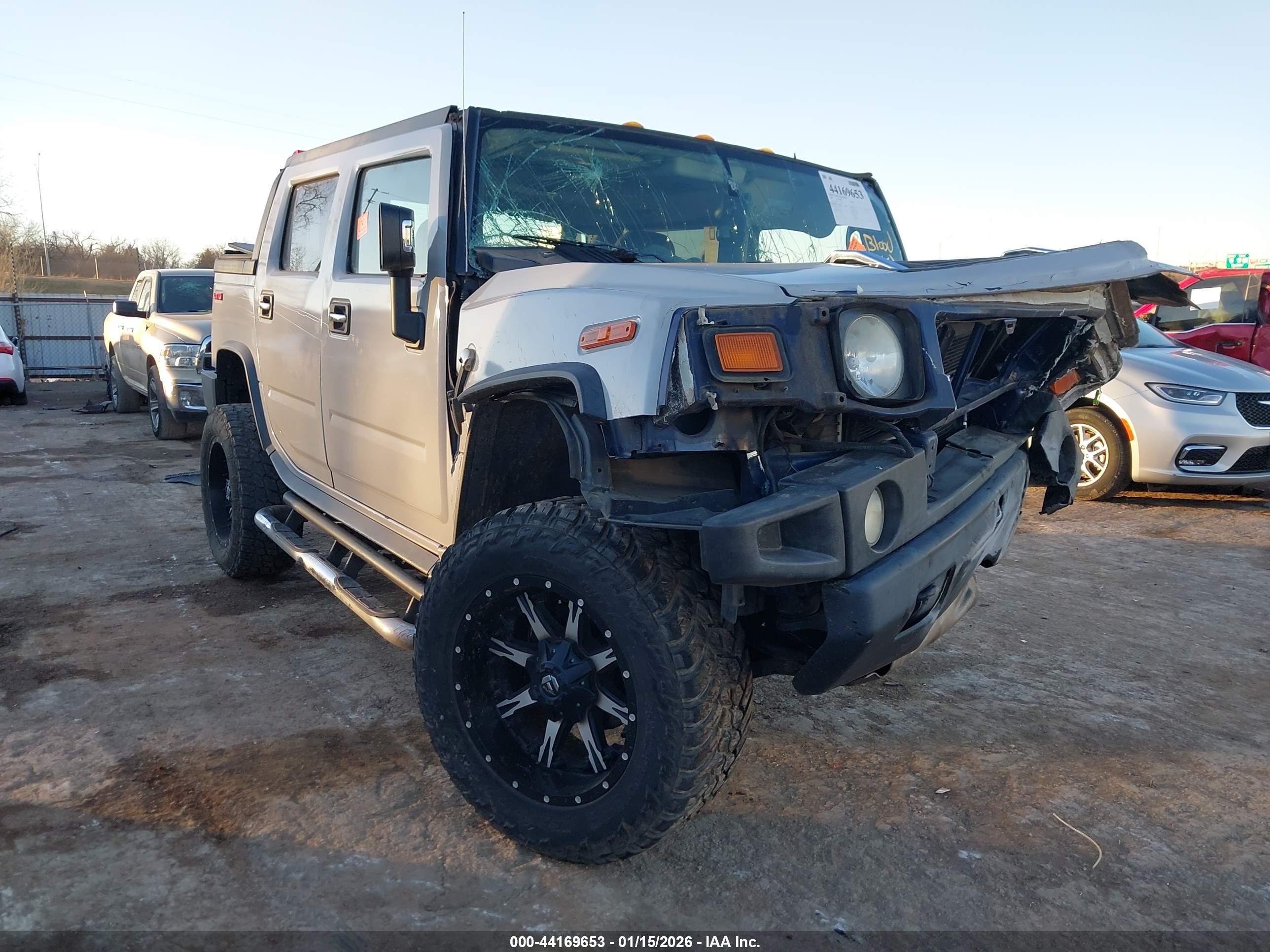 2007 Hummer H2 SUT, VIN 5GRGN22U67H103977 — Rollover