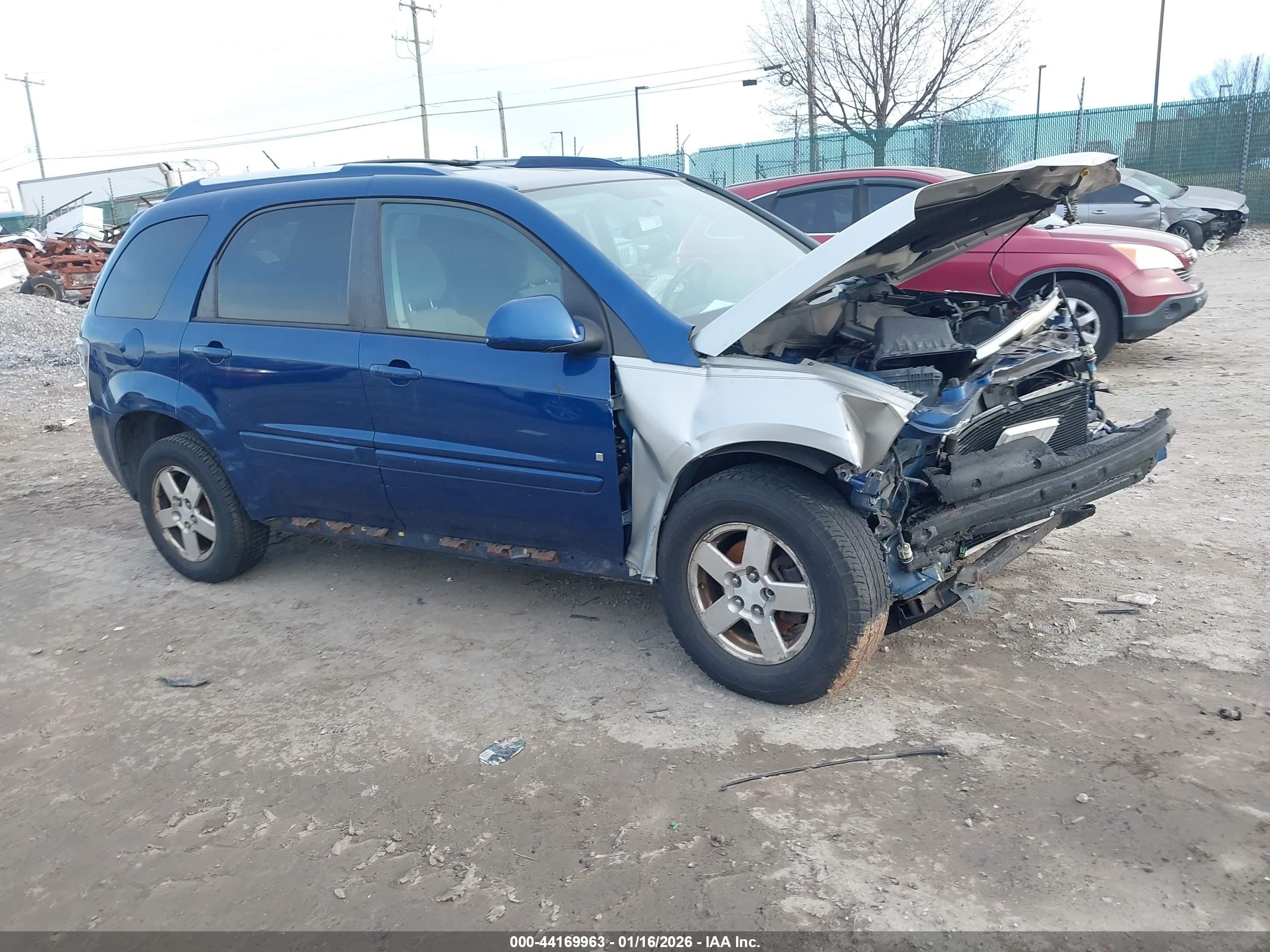 2008 Chevrolet Equinox LT, VIN 2CNDL43F486022212 — Front end