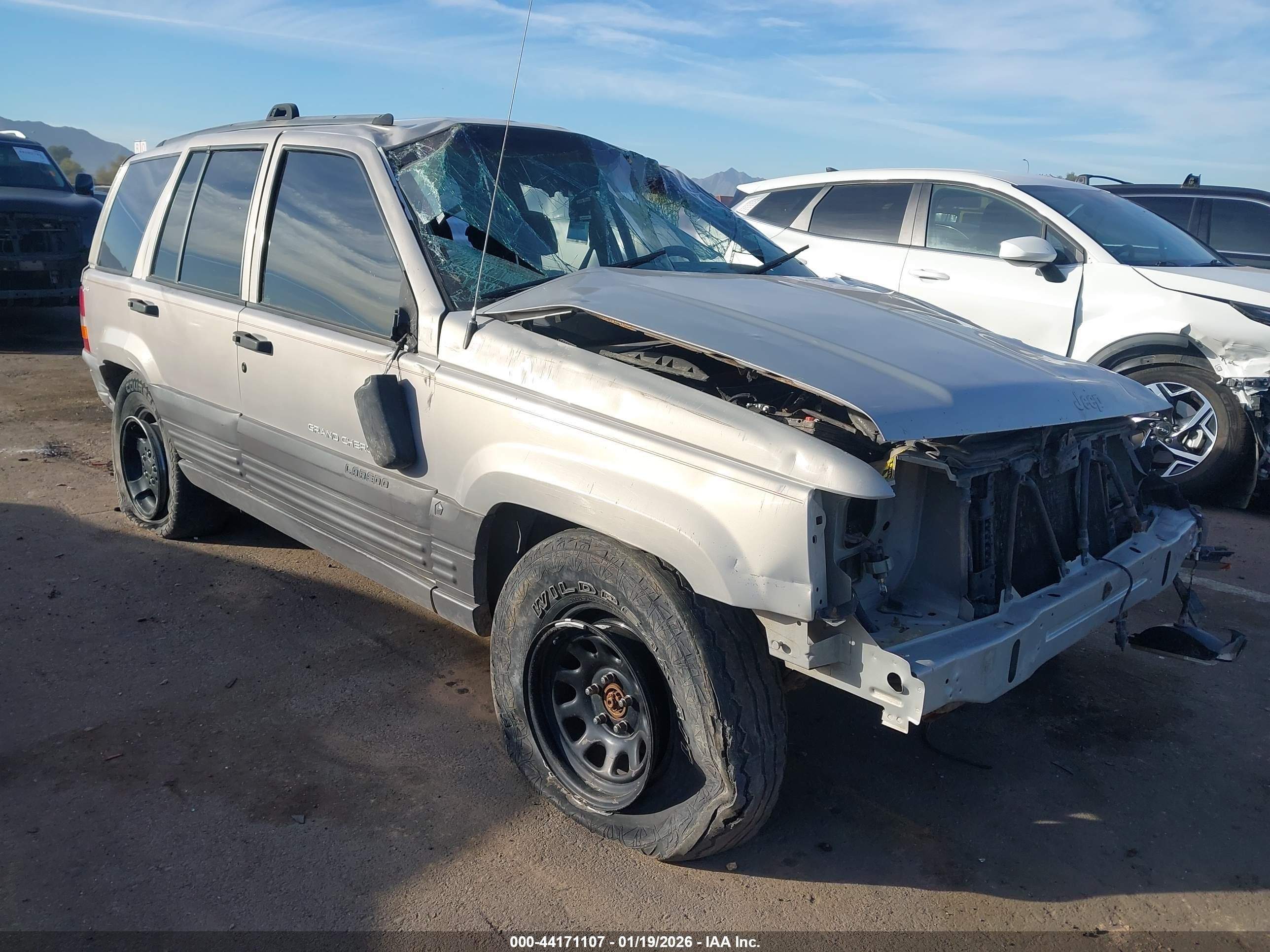 1996 Jeep Grand Cherokee Laredo, VIN 1J4GZ58S2TC344644 — Rollover