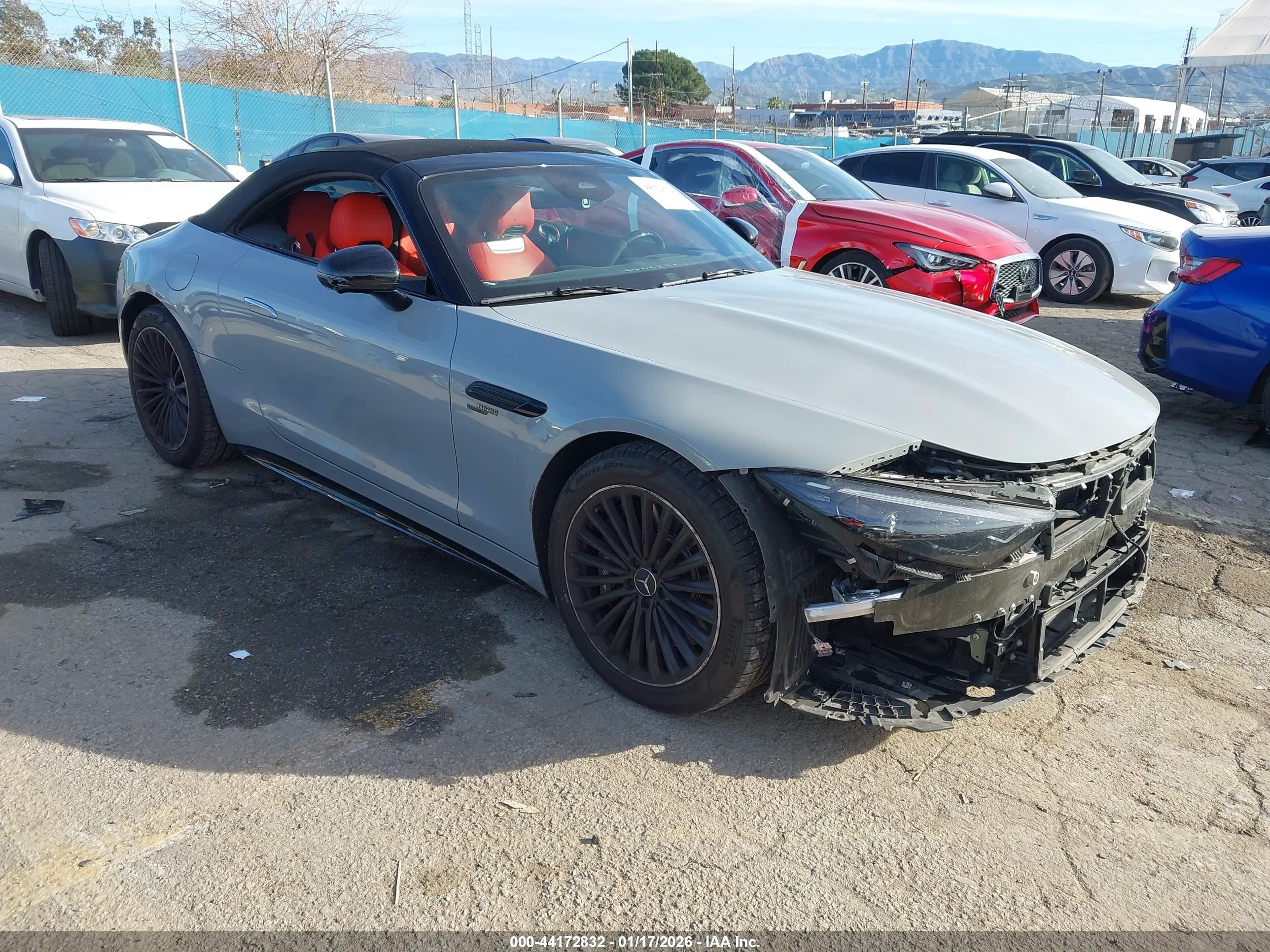 2024 Mercedes-Benz SL 43 AMG, VIN W1KVK5AB8RF022356 — Front end