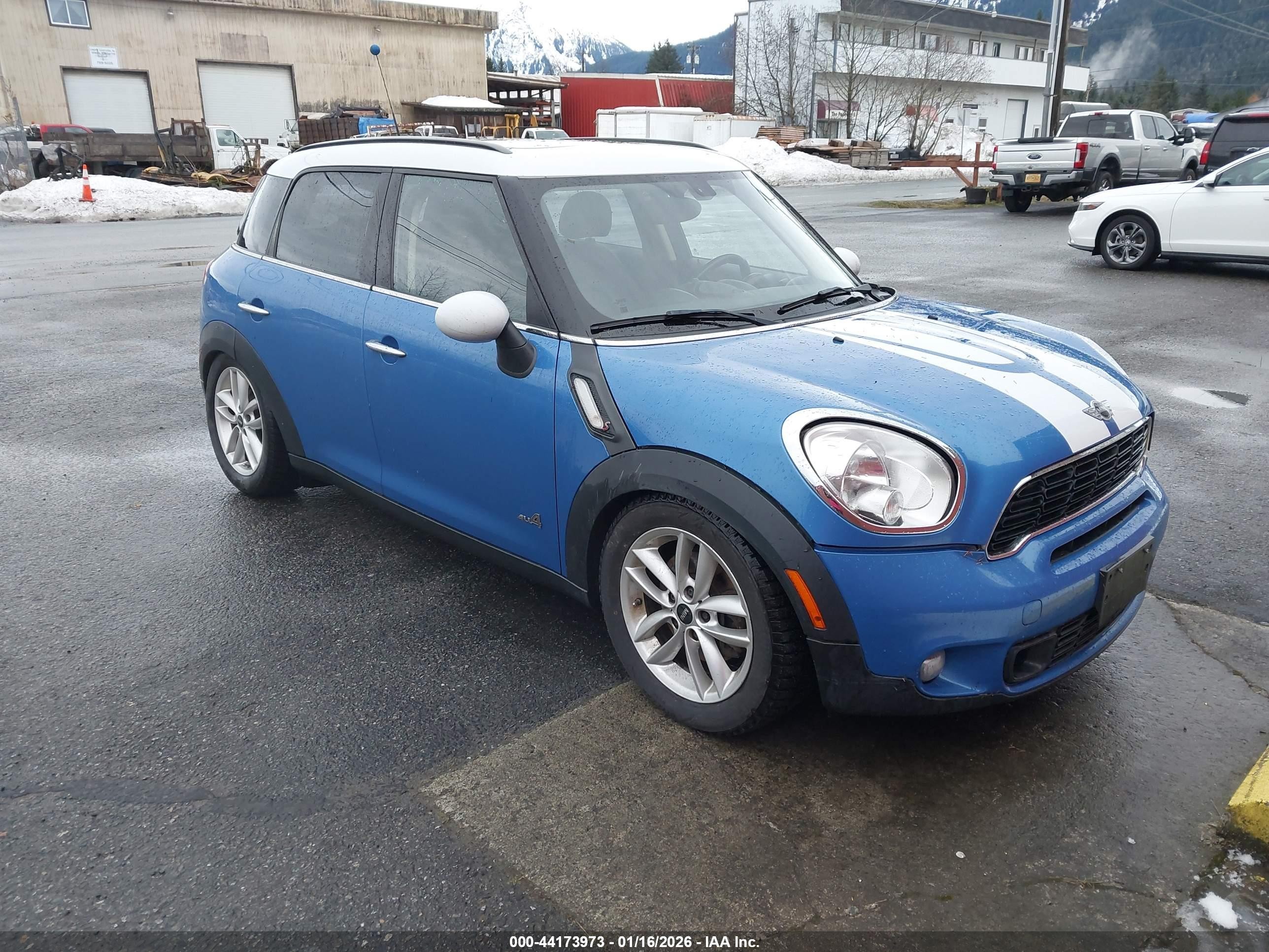 2013 MINI Countryman S ALL4, VIN WMWZC5C55DWP32675 — Не указано