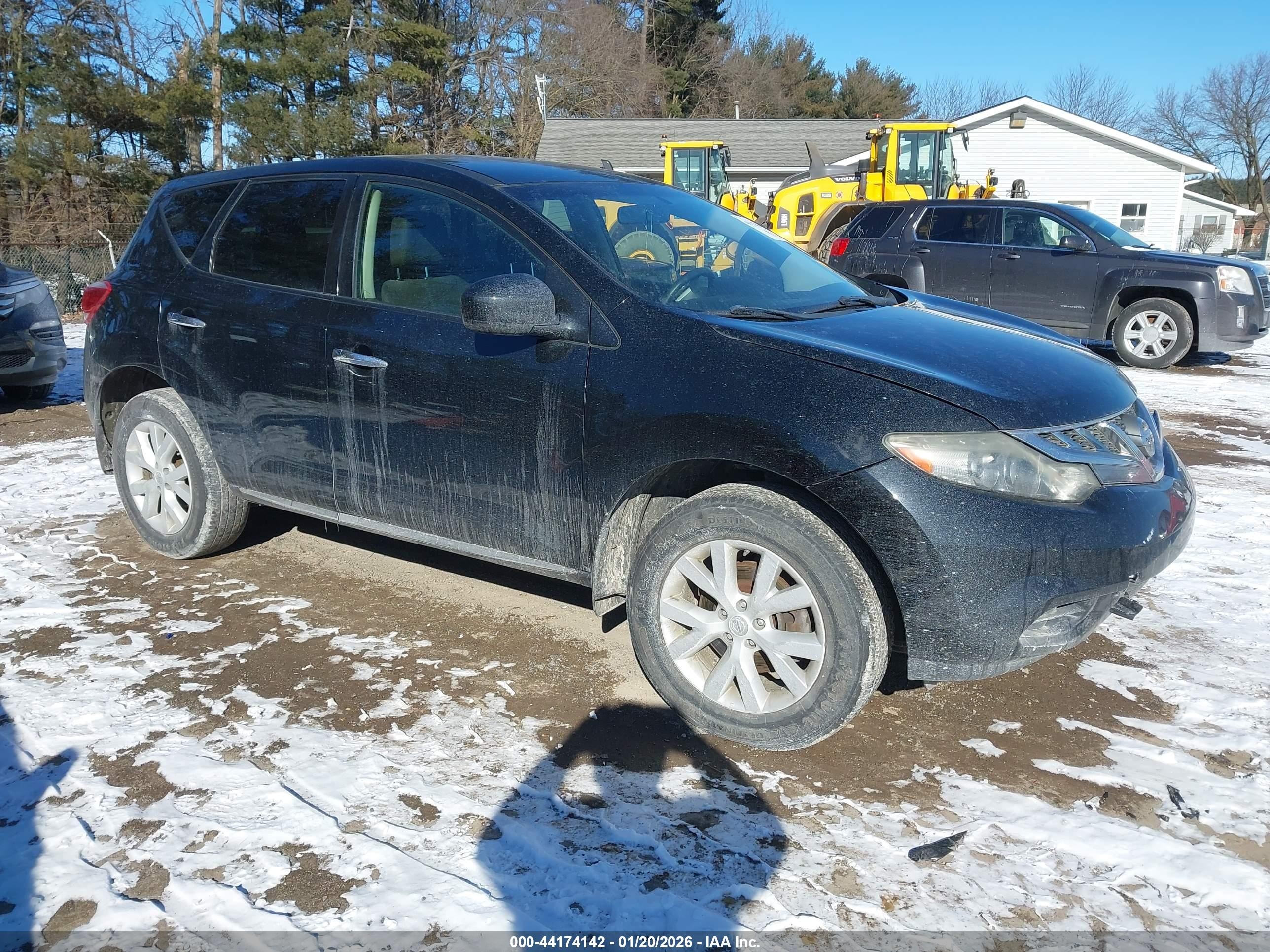 2012 Nissan Murano SL, VIN JN8AZ1MW7CW209000 — Front end