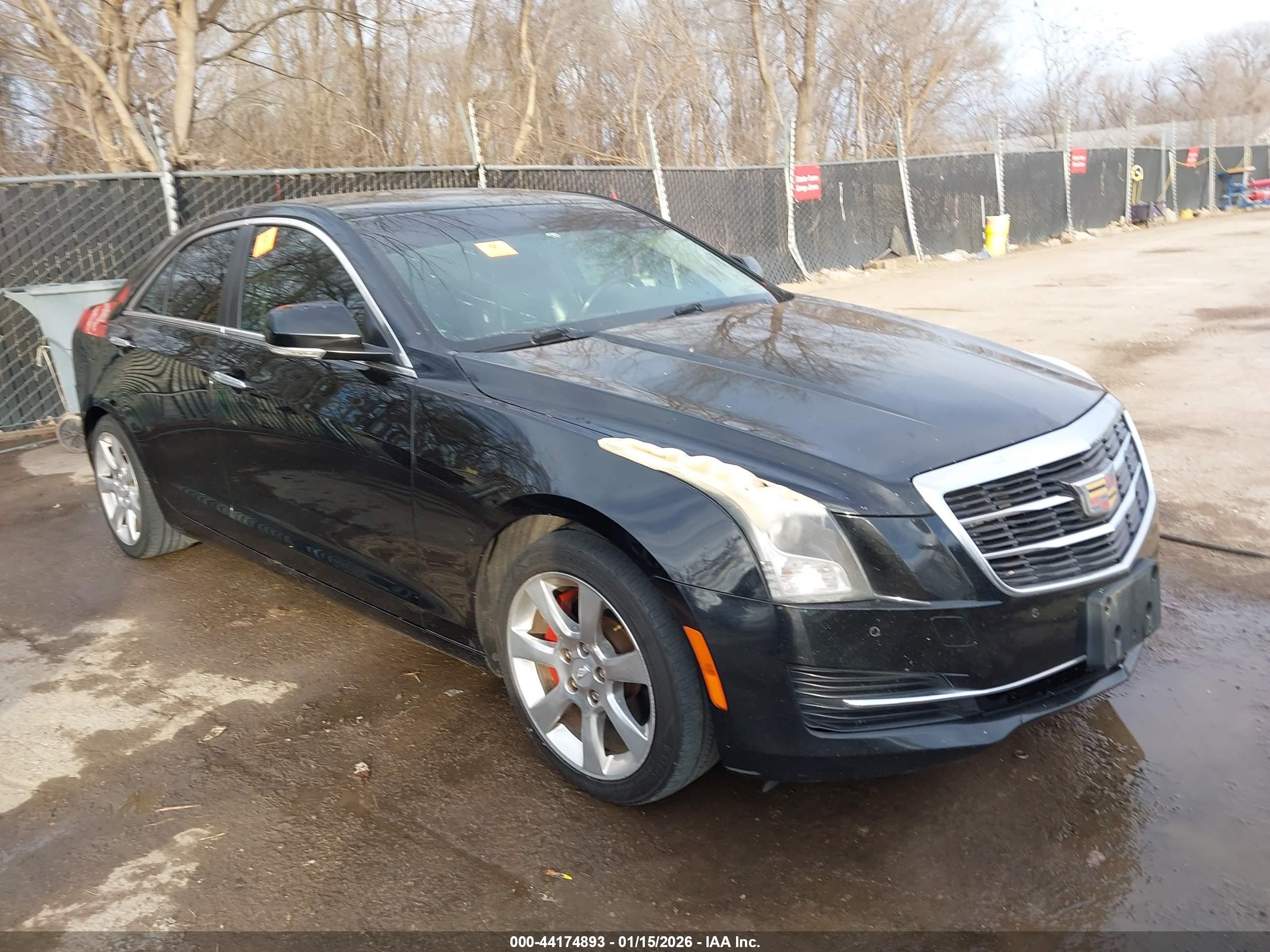 2015 Cadillac ATS Luxury RWD, VIN 1G6AB5RAXF0113909 — Burn