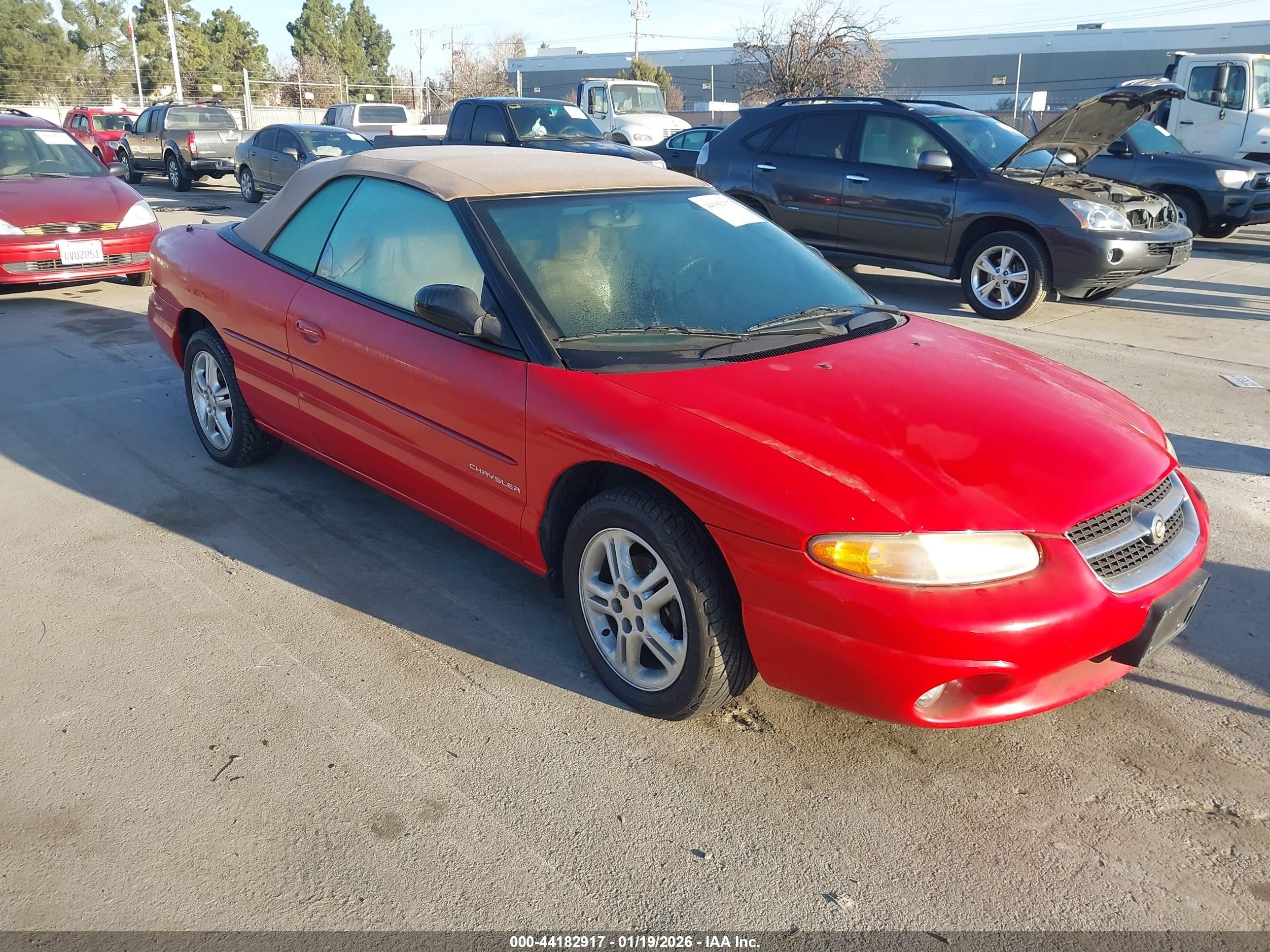 1997 Chrysler Sebring JXi, VIN 3C3EL55H9VT603858 — Зад