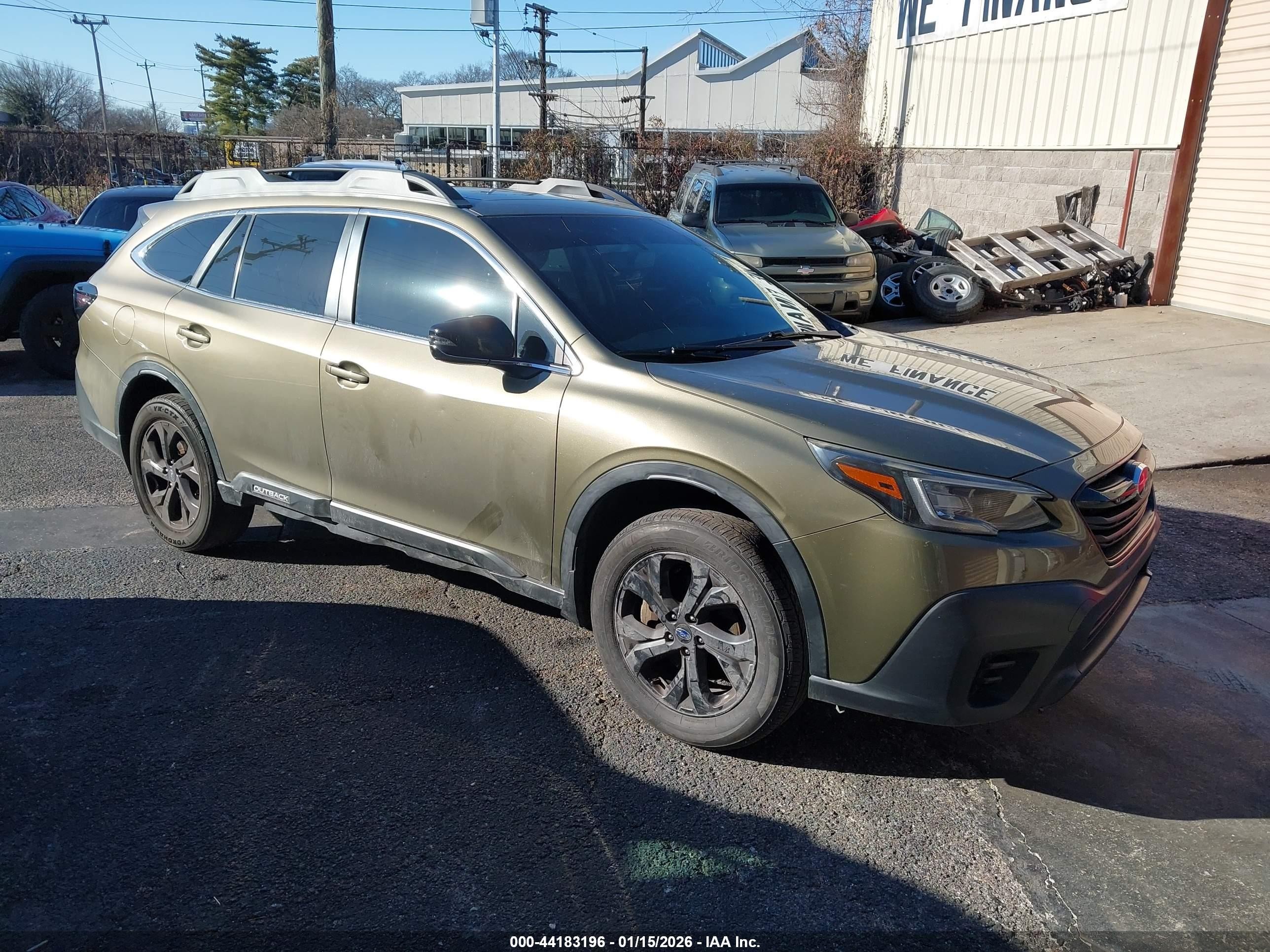 2020 Subaru Outback Onyx XT, VIN 4S4BTGKD6L3203174 — Repossession