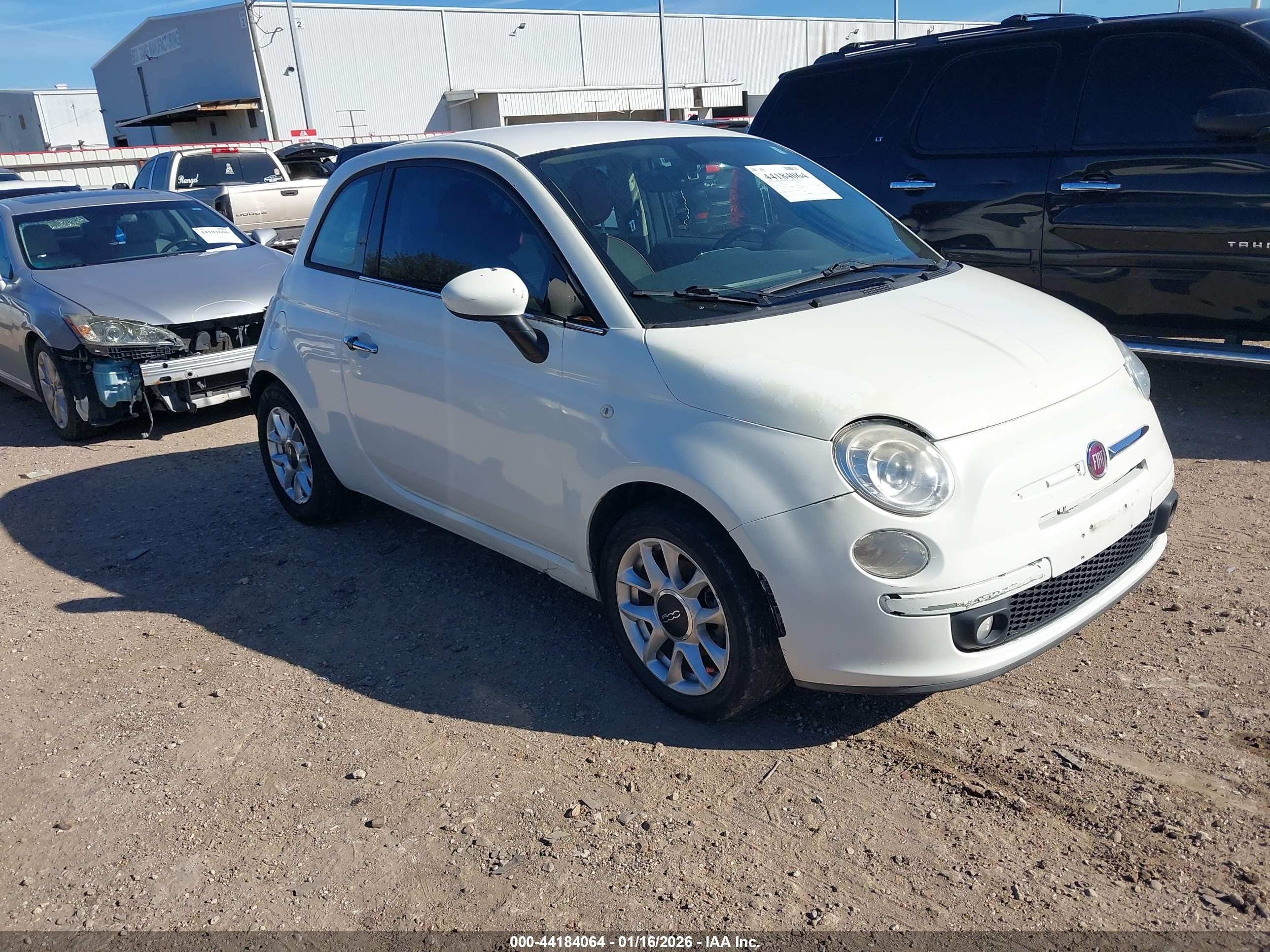2017 FIAT 500 Pop, VIN 3C3CFFKR1HT586513 — Repossession