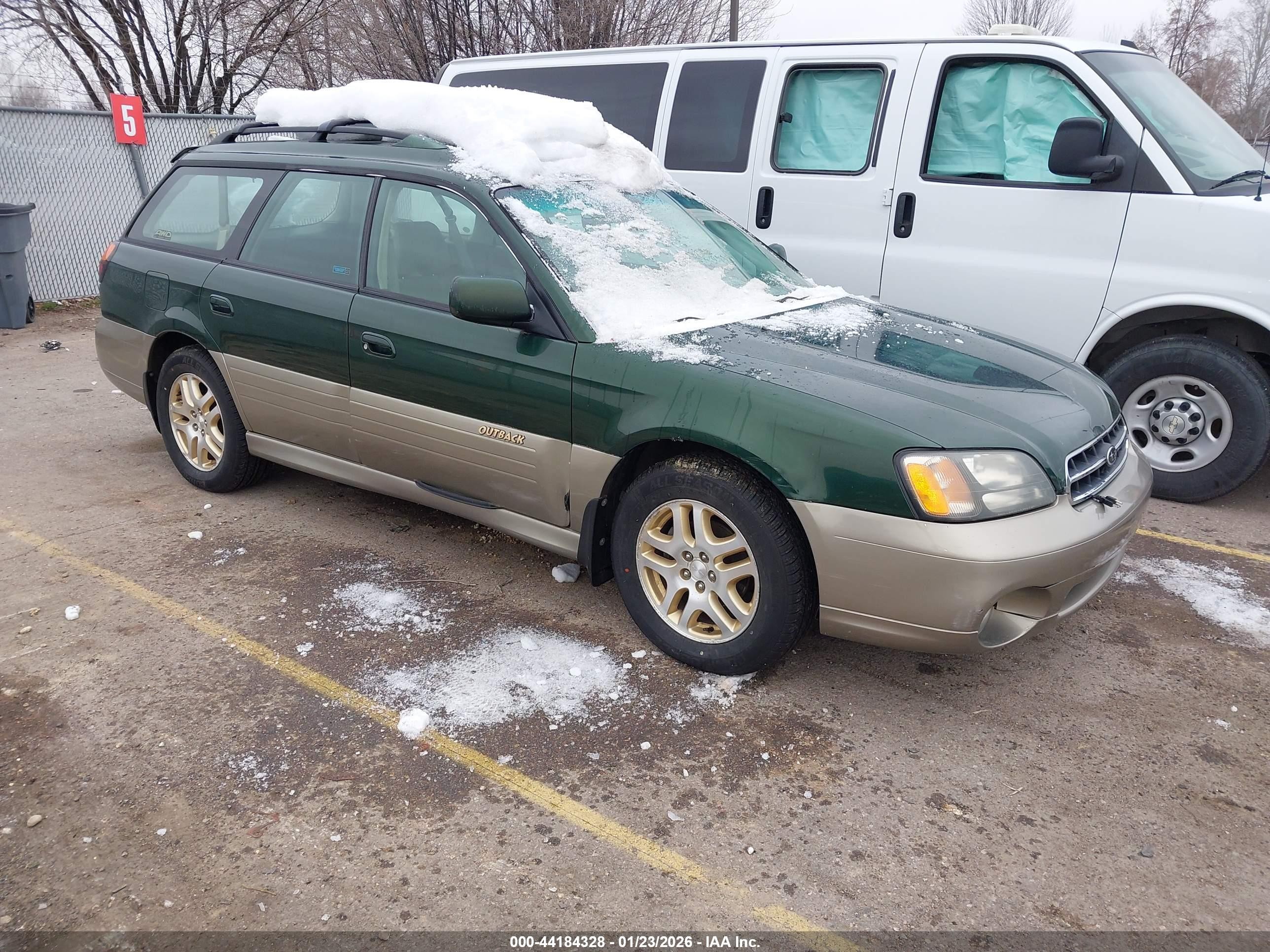 2000 Subaru Legacy Outback Limited, VIN 4S3BH6860Y7635347 — Обычный износ