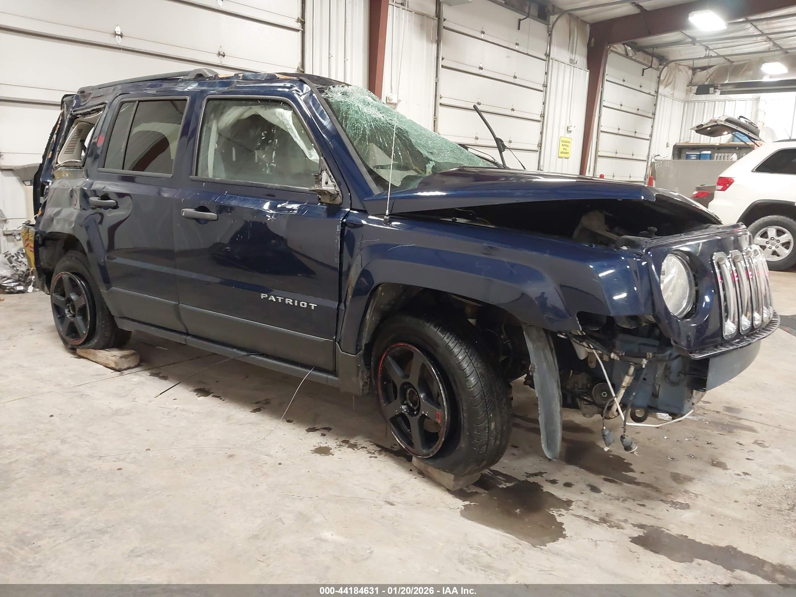 2017 Jeep Patriot Sport, VIN 1C4NJPBB0HD169126 — Rollover