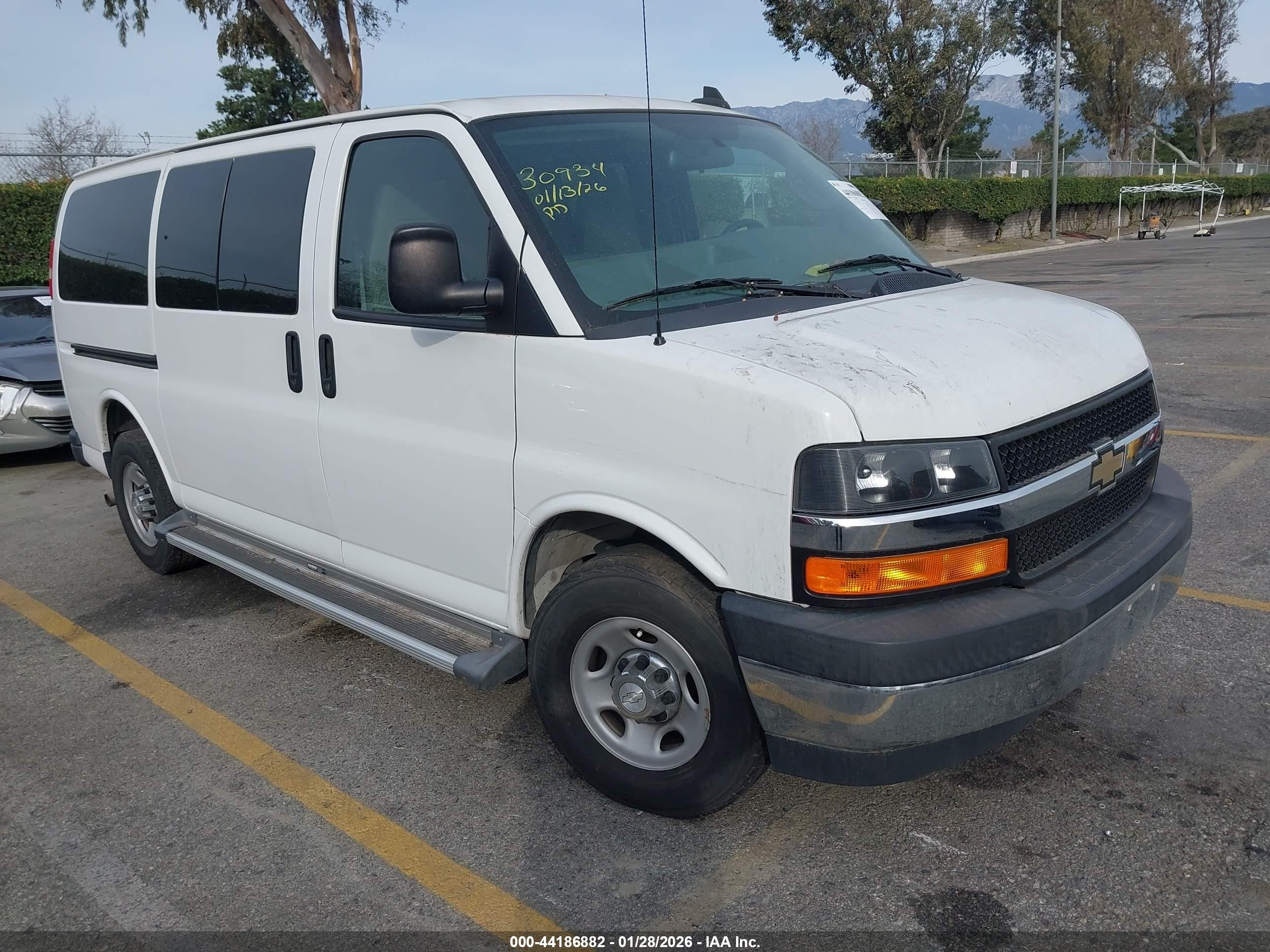 2017 Chevrolet Express 2500, VIN 1GBWGFFG6H1210495 — Theft recovery