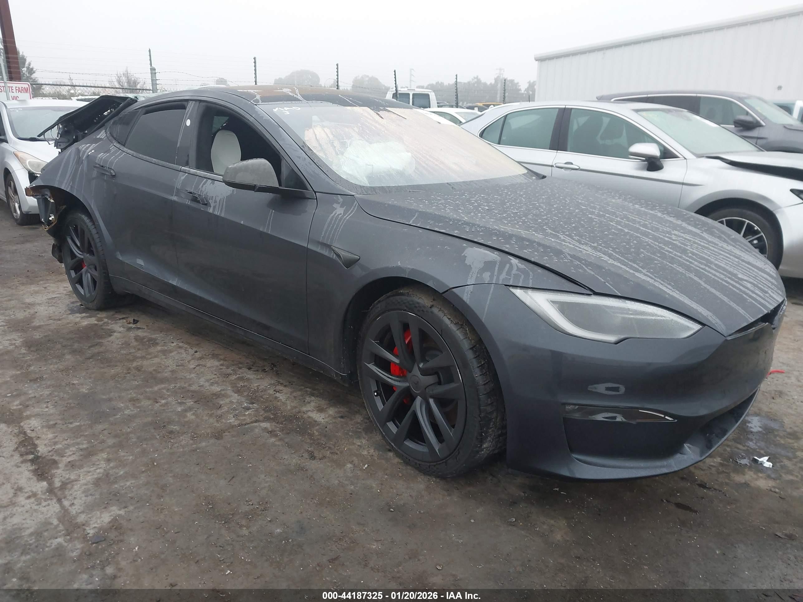 2024 Tesla Model S Plaid, VIN 5YJSA1E66RF534577 — По всему кузову