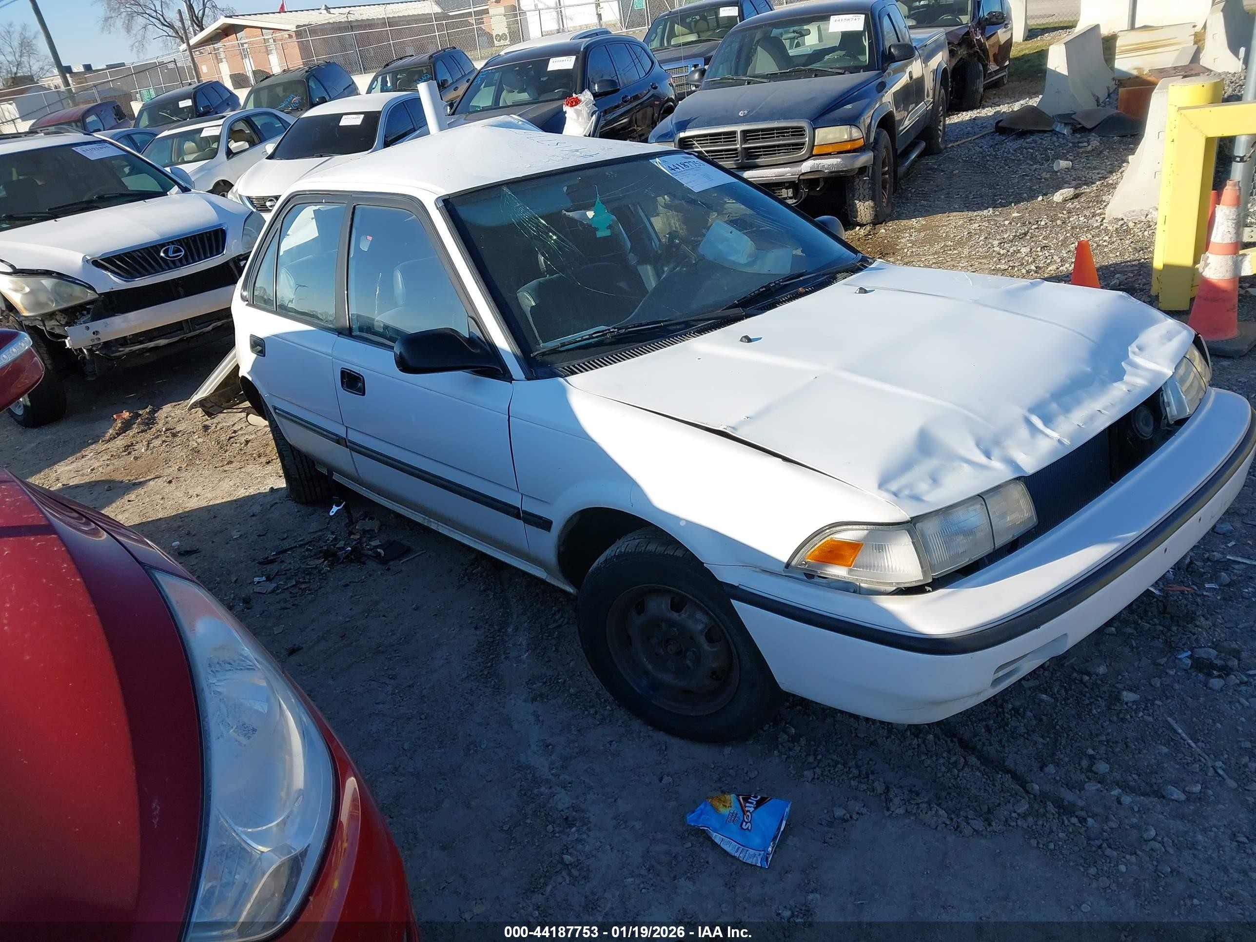 1992 Toyota Corolla, VIN 2T1AE94A2NC176607 — Rear end