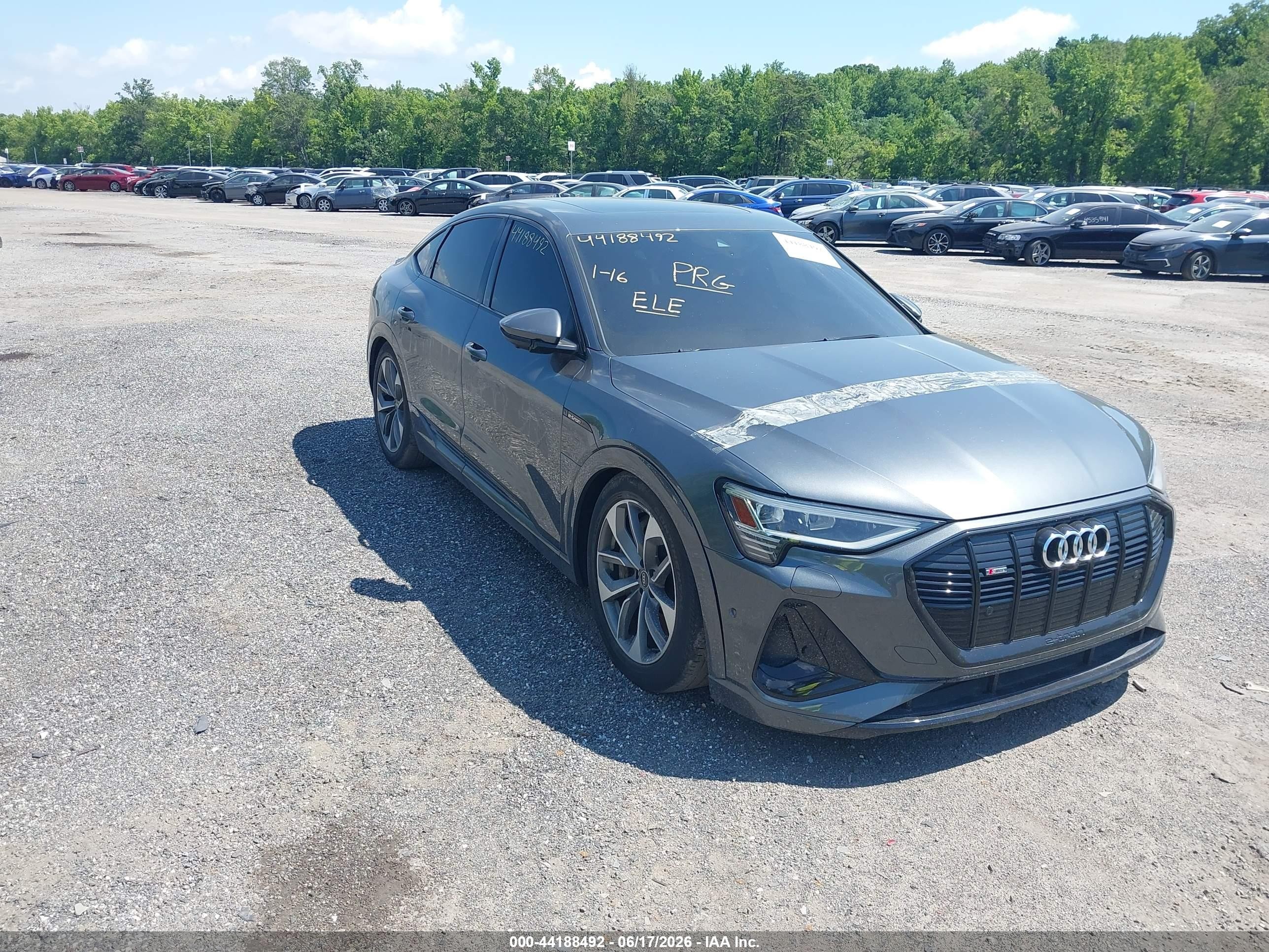 2021 Audi e-tron Sportback Premium Plus, VIN WA12AAGE4MB027901 — Undercarriage