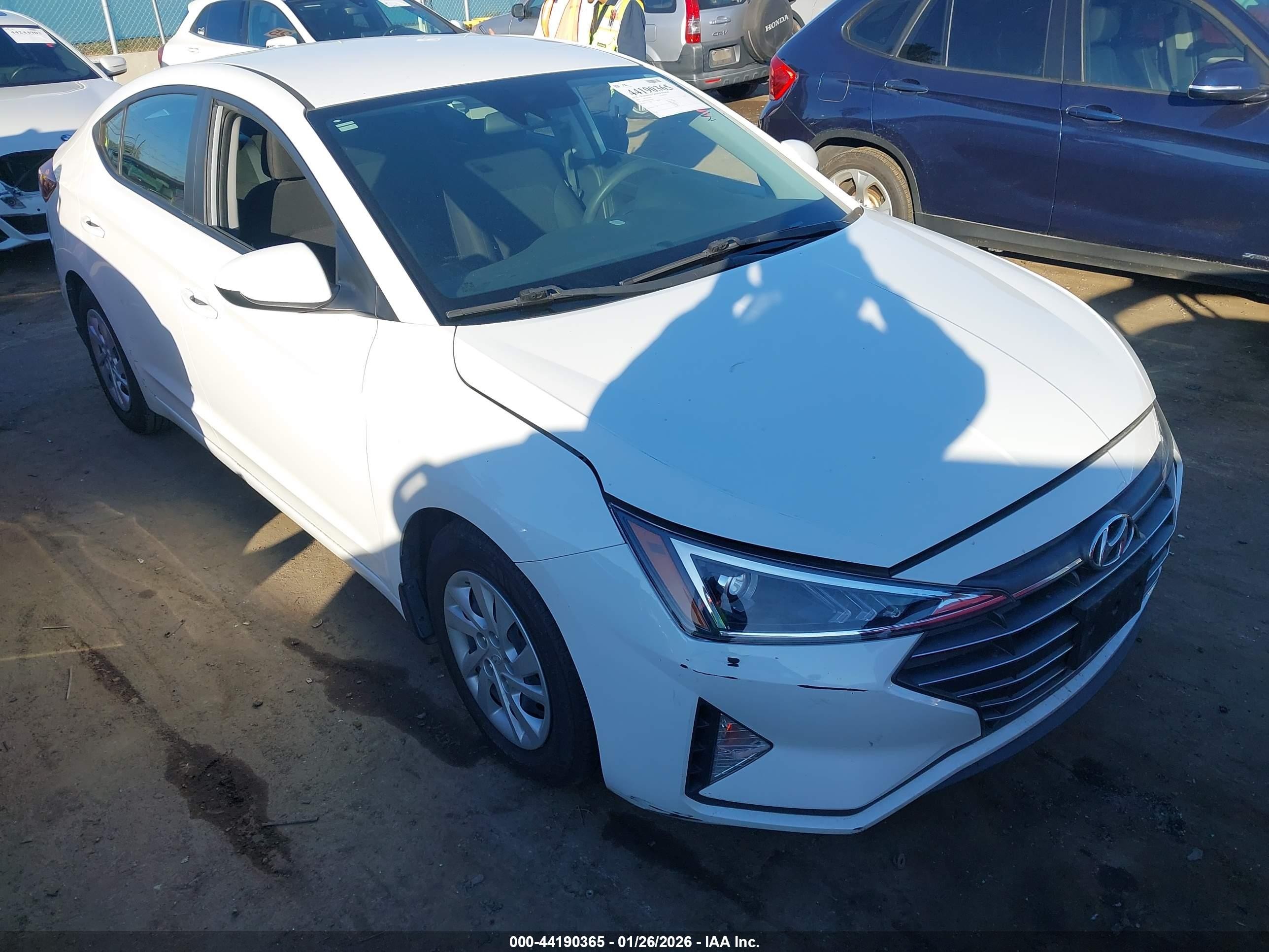 2020 Hyundai Elantra SE, VIN 5NPD74LF9LH519446 — Fresh water flood