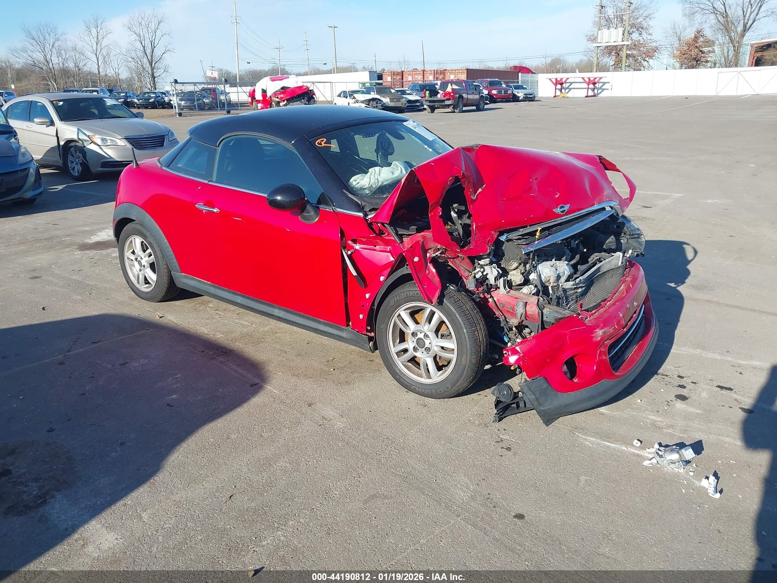 2014 MINI Coupe, VIN WMWSX1C53ET507835 — Front end