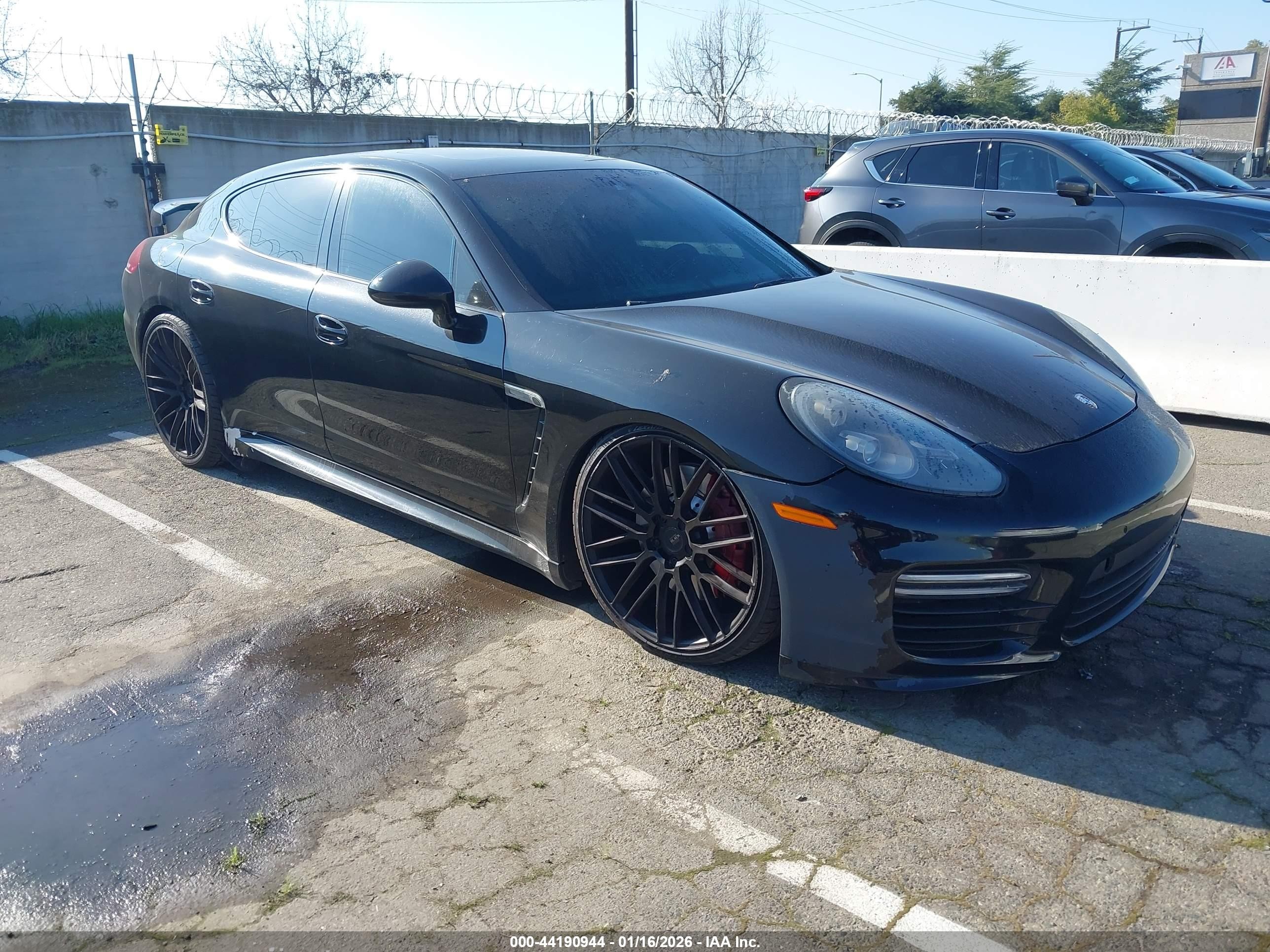 2014 Porsche Panamera GTS, VIN WP0AF2A74EL083755 — Repossession