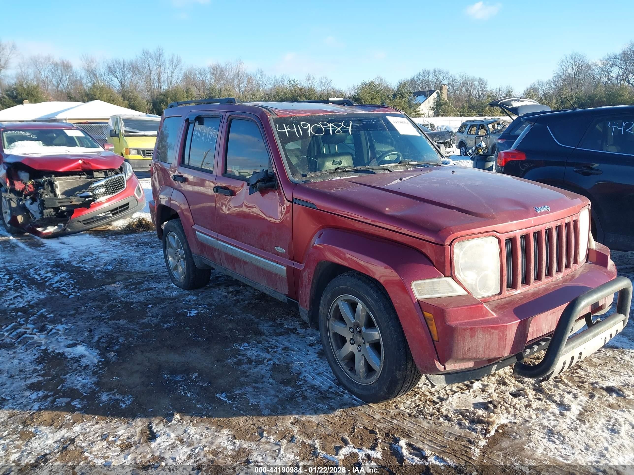 2012 Jeep Liberty Sport, VIN 1C4PJMAK1CW177211 — Крыша