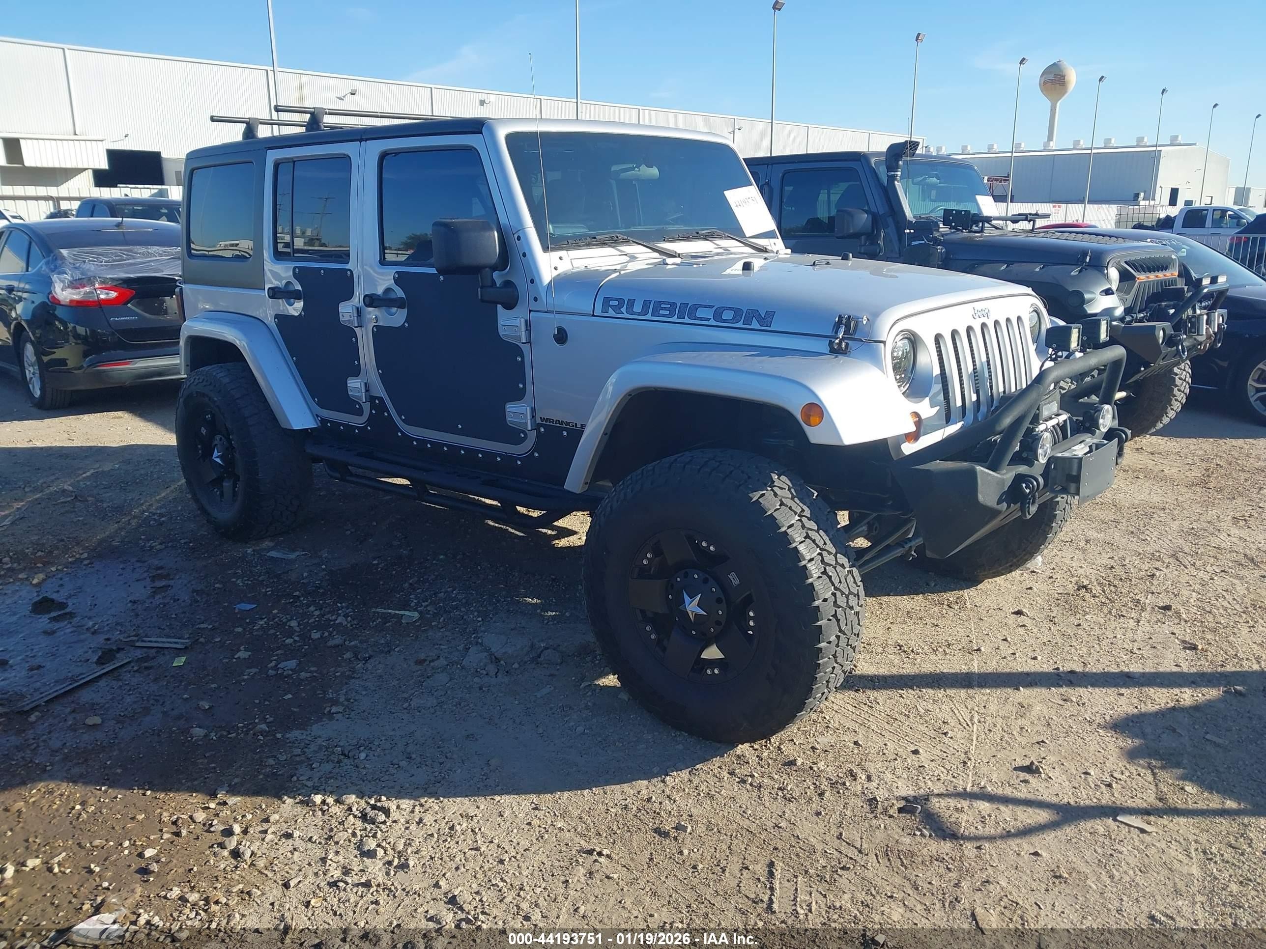 2012 Jeep Wrangler Unlimited Rubicon, VIN 1C4BJWFG7CL281844 — Фото с аукциона