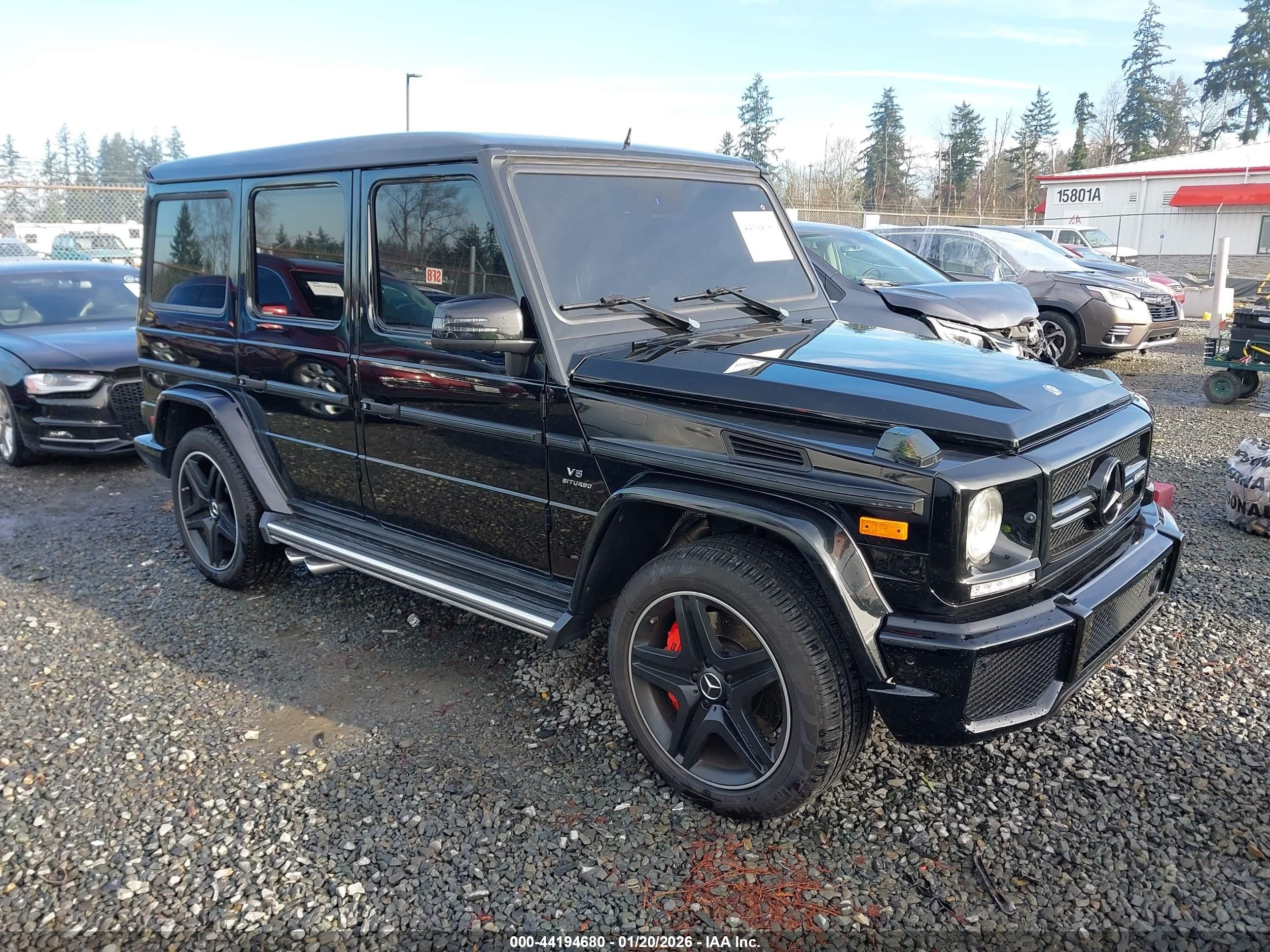 2016 Mercedes-Benz G 63 AMG, VIN WDCYC7DF8GX254679 — Water / flood