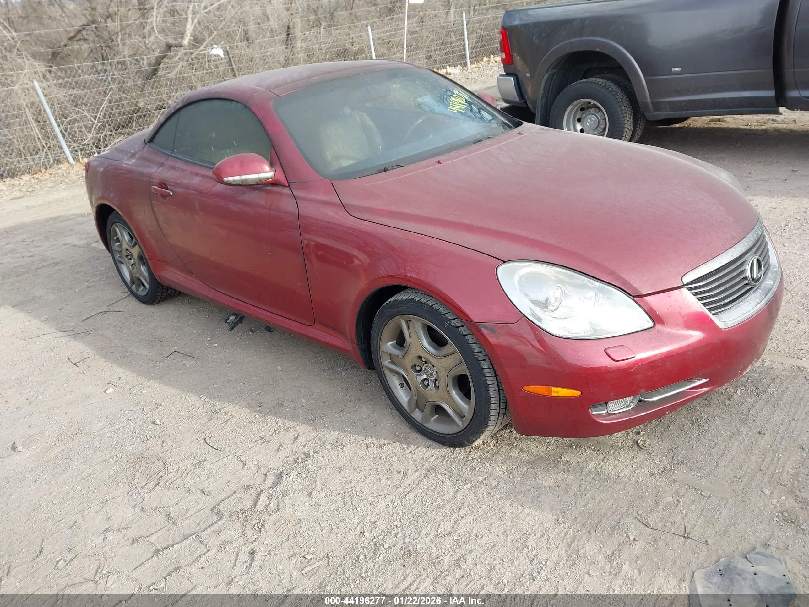 2007 Lexus SC 430, VIN JTHFN45Y879015674 — Burn