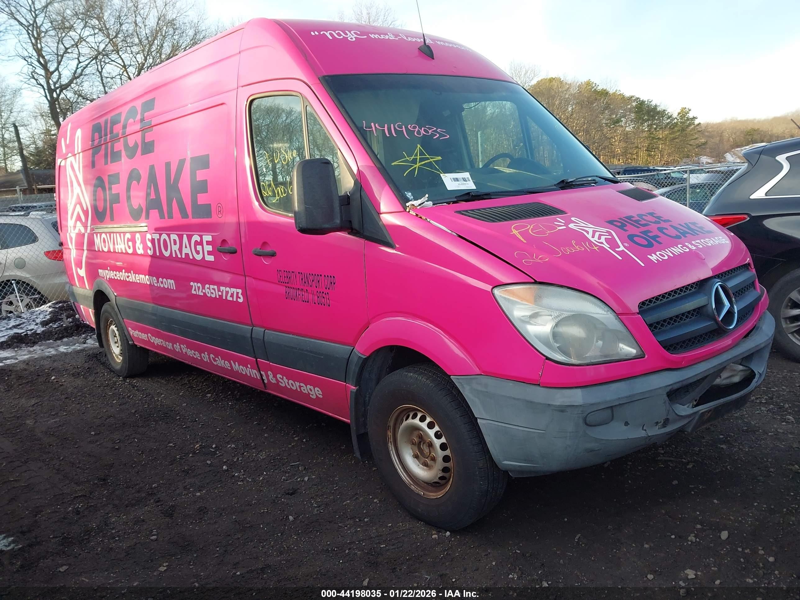 2012 Mercedes-Benz Sprinter Cargo, VIN WD3PE8CB9C5613215 — Rear end