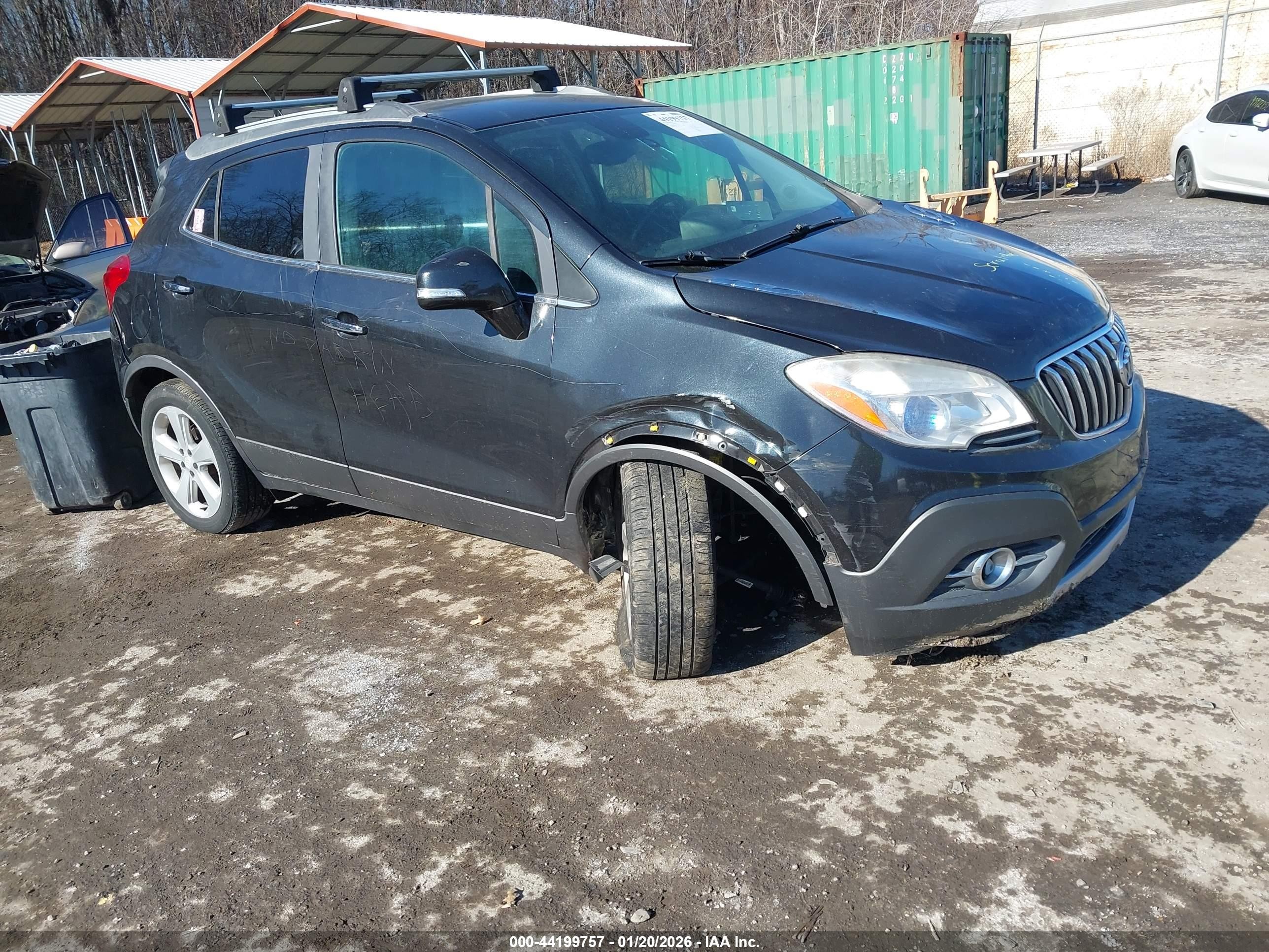 2015 Buick Encore Convenience, VIN KL4CJFSBXFB227263 — Vandalism