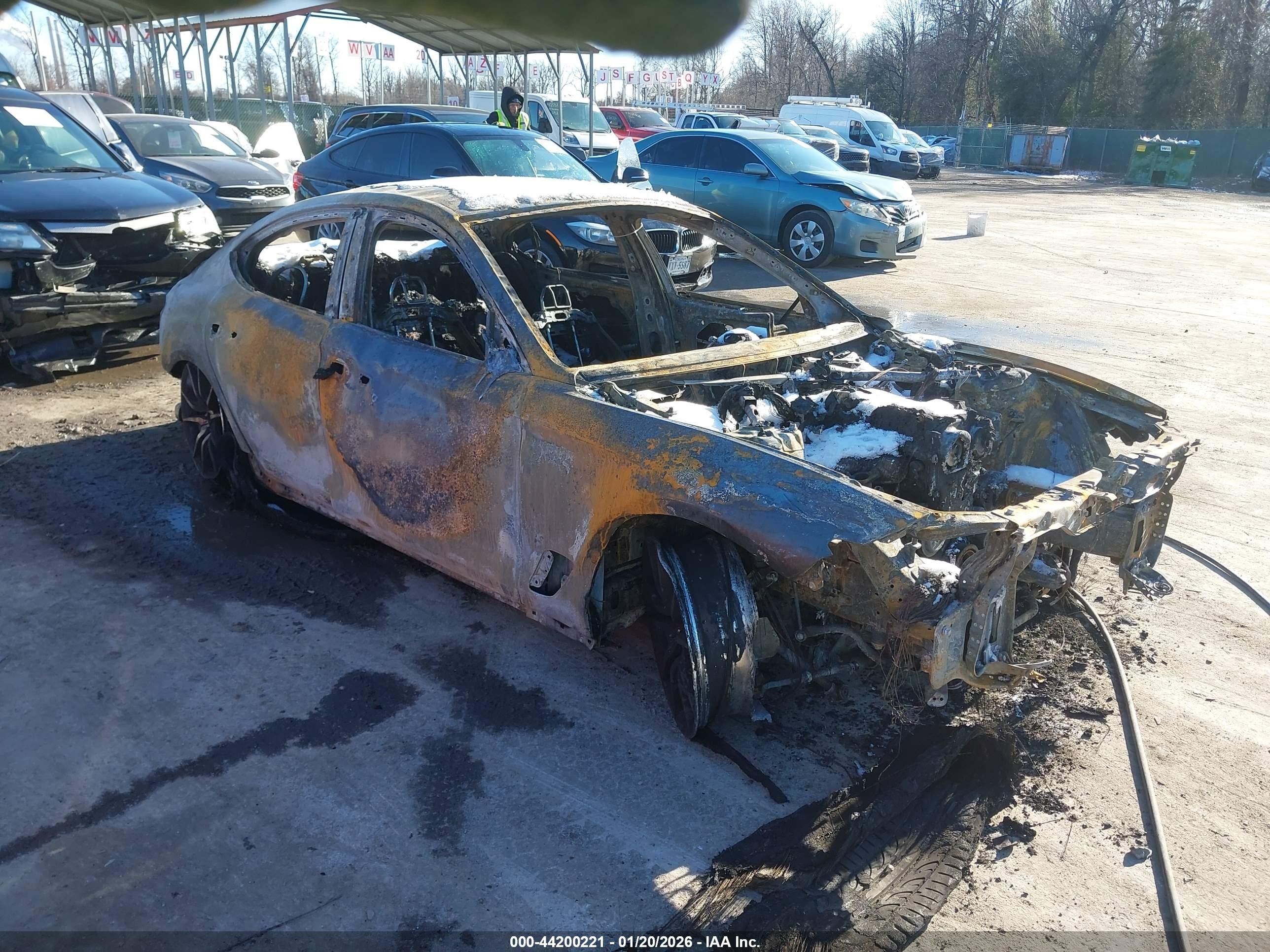 2023 Genesis G70 2.0T, VIN KMTG34TA4PU125802 — Burn