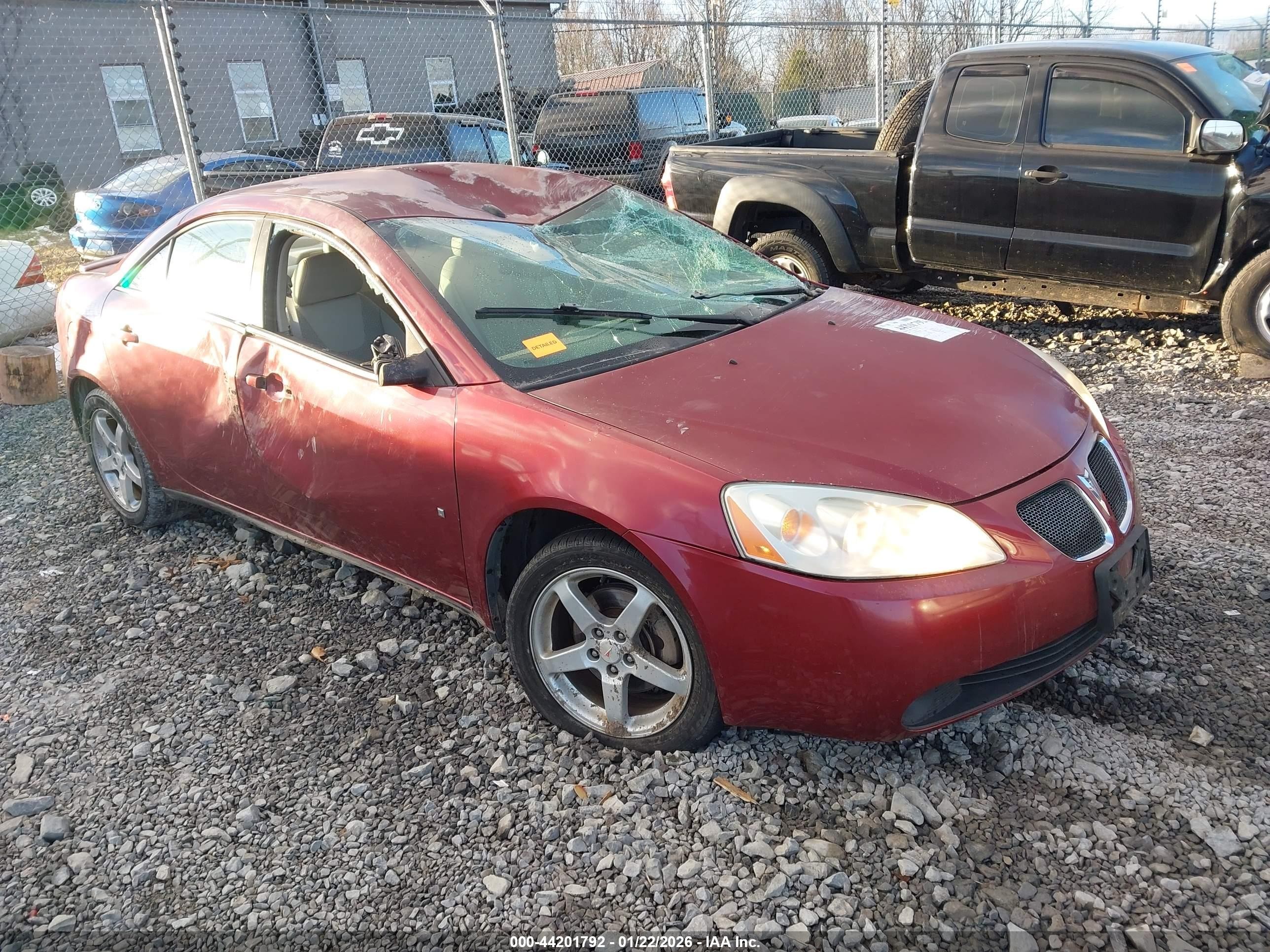 2008 Pontiac G6, VIN 1G2ZG57N884180516 — Опрокидывание