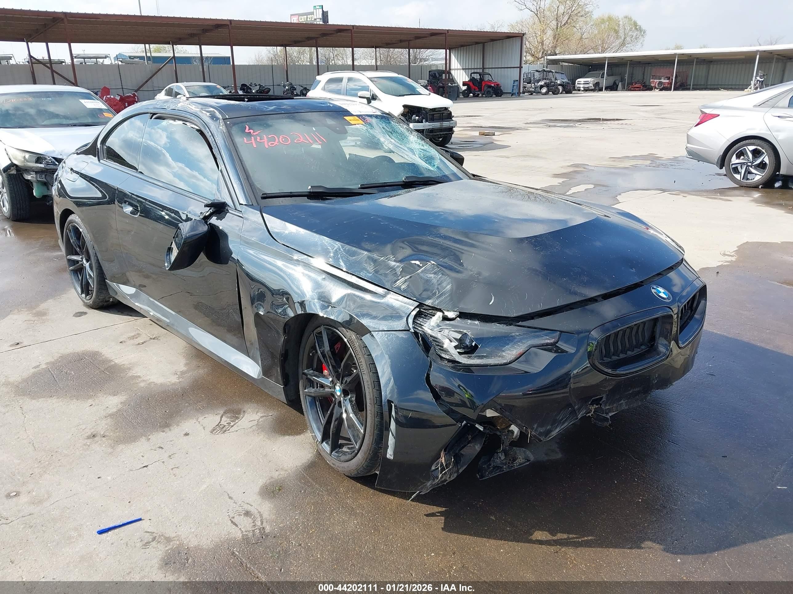 2022 BMW 2 Series 230i, VIN 3MW23CM03N8C40620 — Rollover
