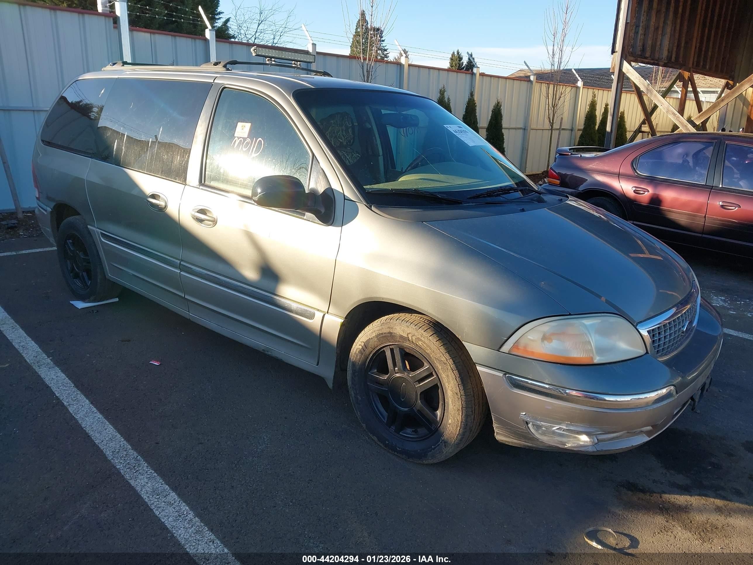 2002 Ford Windstar SEL, VIN 2FMZA53432BA52655 — Biohazard / chemical