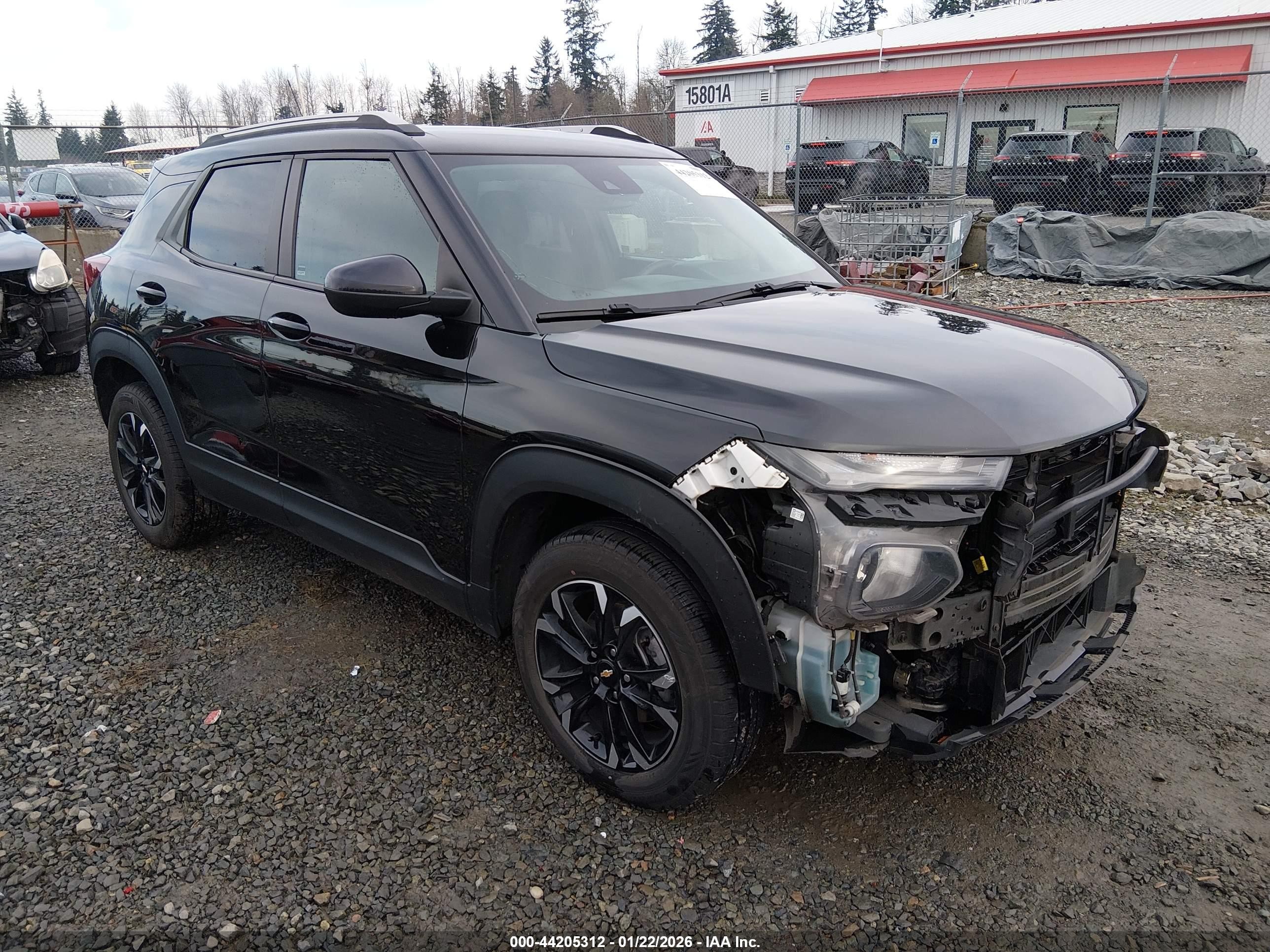 2022 Chevrolet TrailBlazer LT, VIN KL79MRSL1NB006406 — Front end