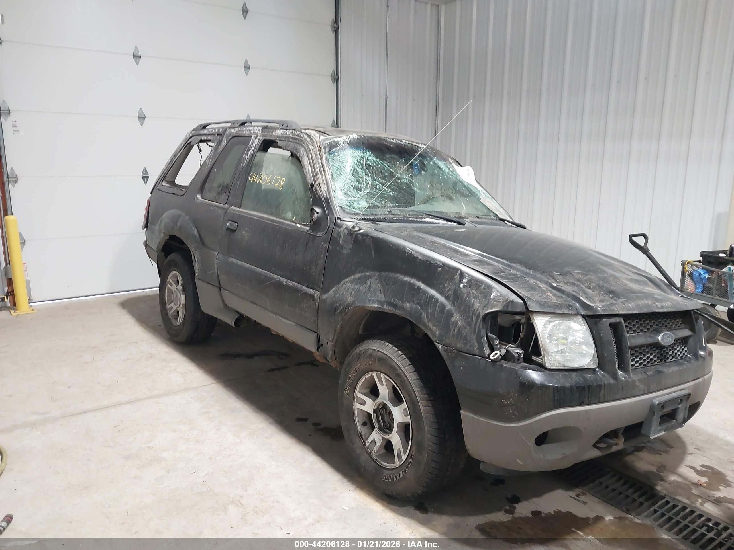 2003 Ford Explorer Sport XLS, VIN 1FMZU70E43UB26208 — Rollover