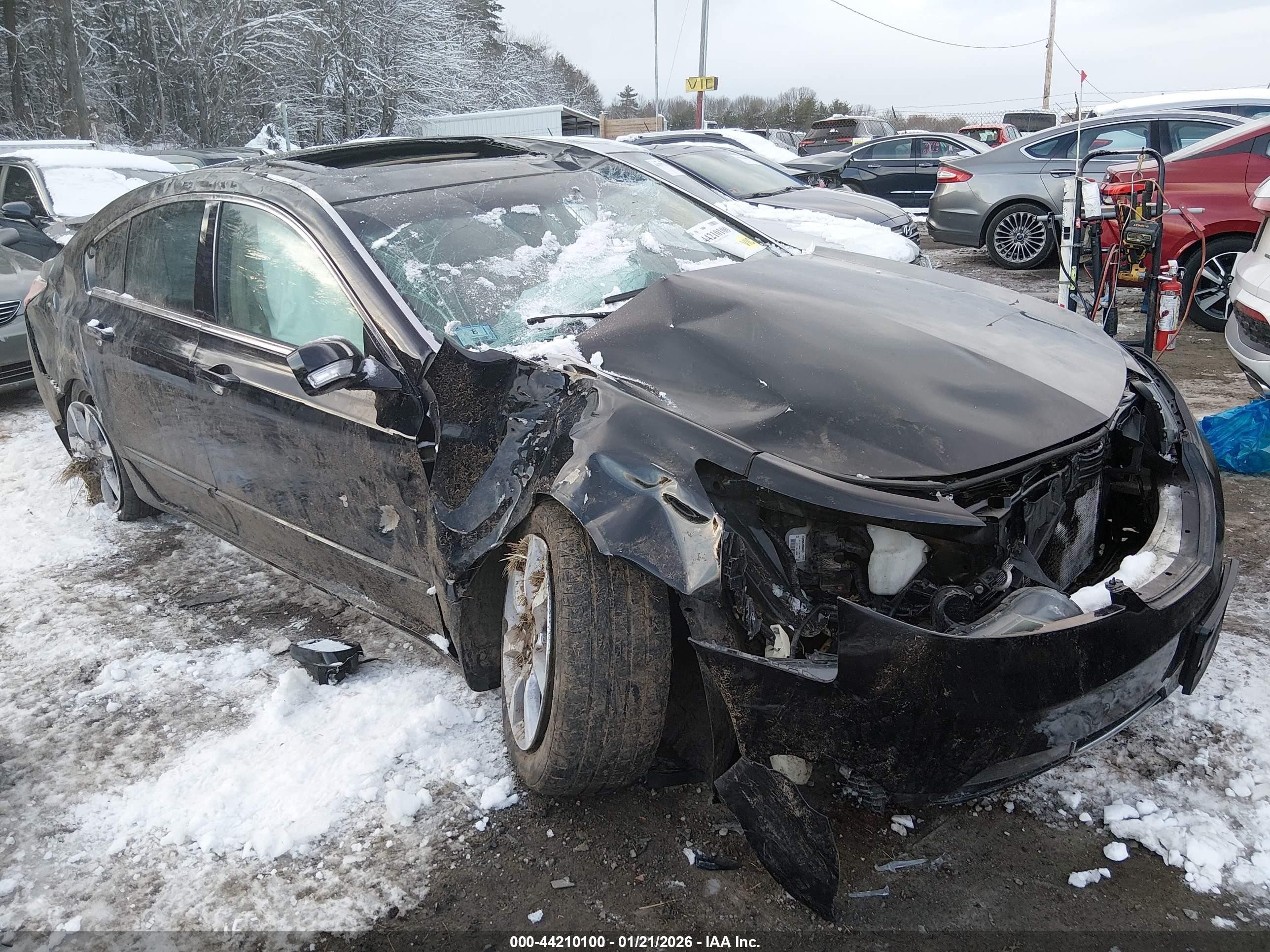2013 Acura TL, VIN 19UUA8F28DA007365 — Опрокидывание