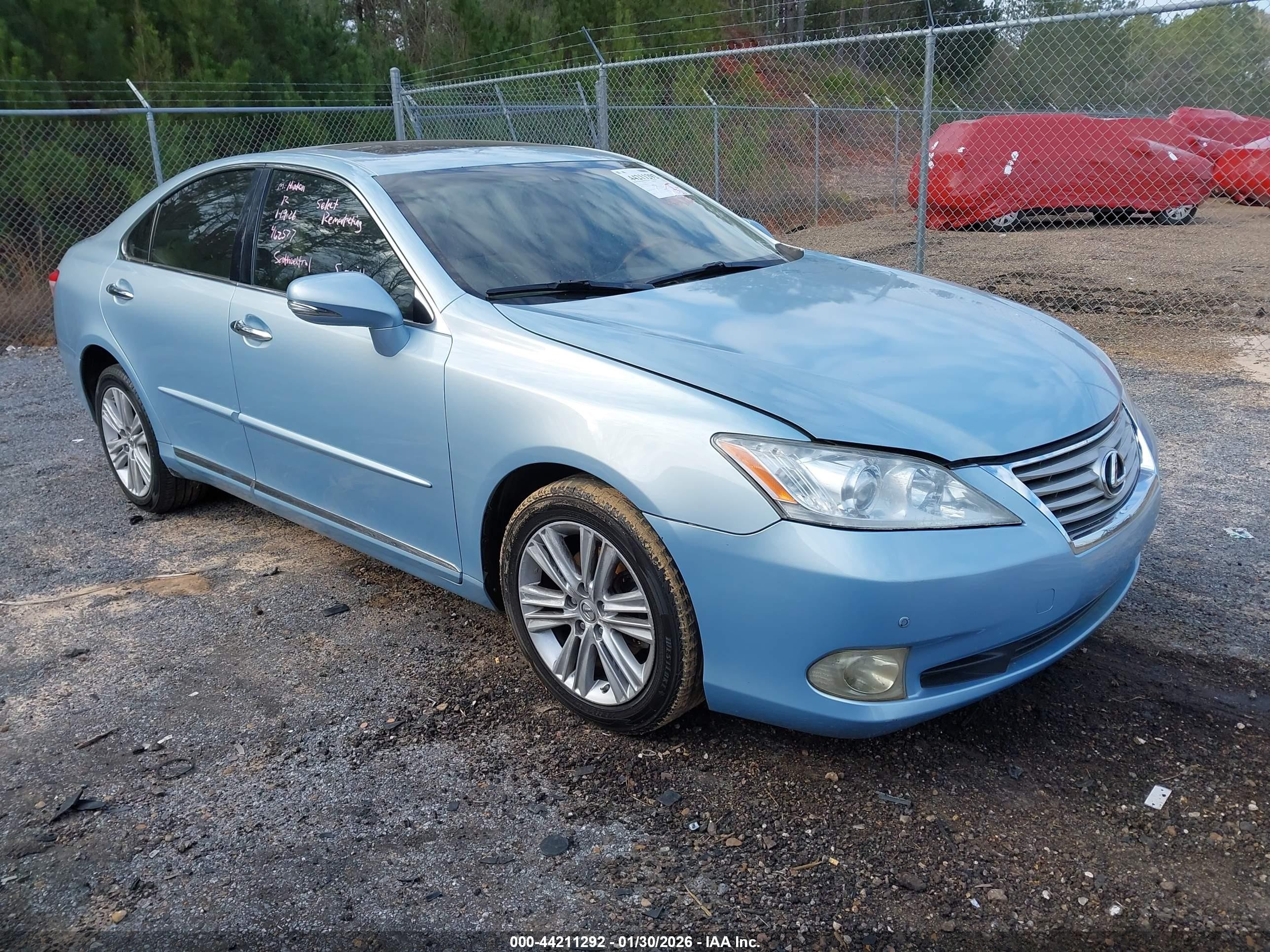 2011 Lexus ES 330, VIN JTHBK1EG0B2462577 — Repossession